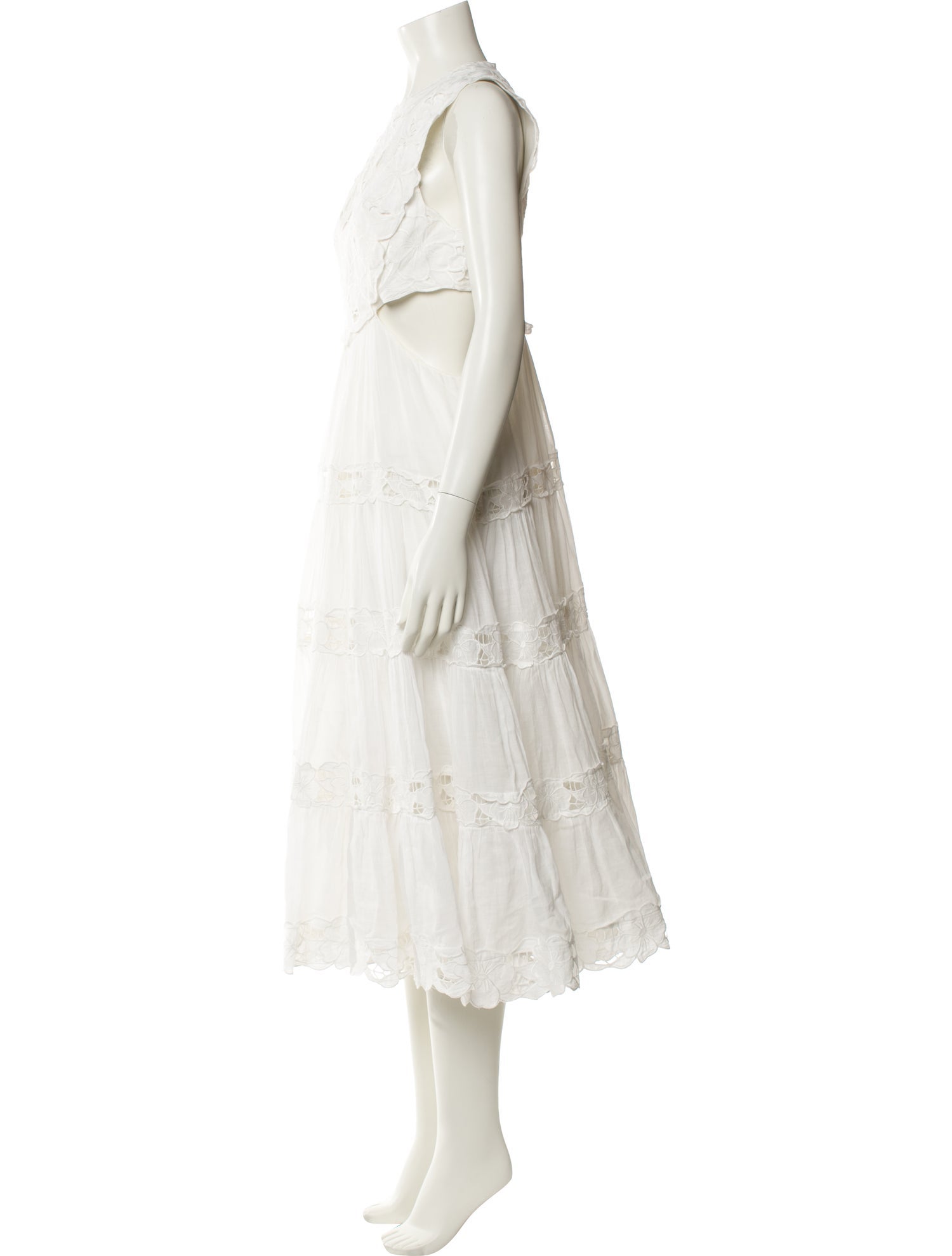 Zimmermann Linen Midi Length Dress