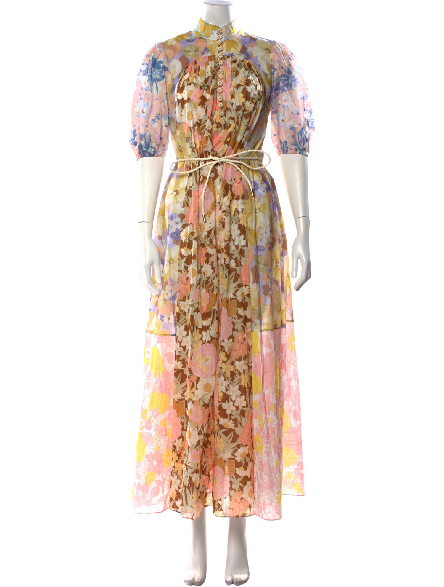 Zimmermann Floral Print Long Dress