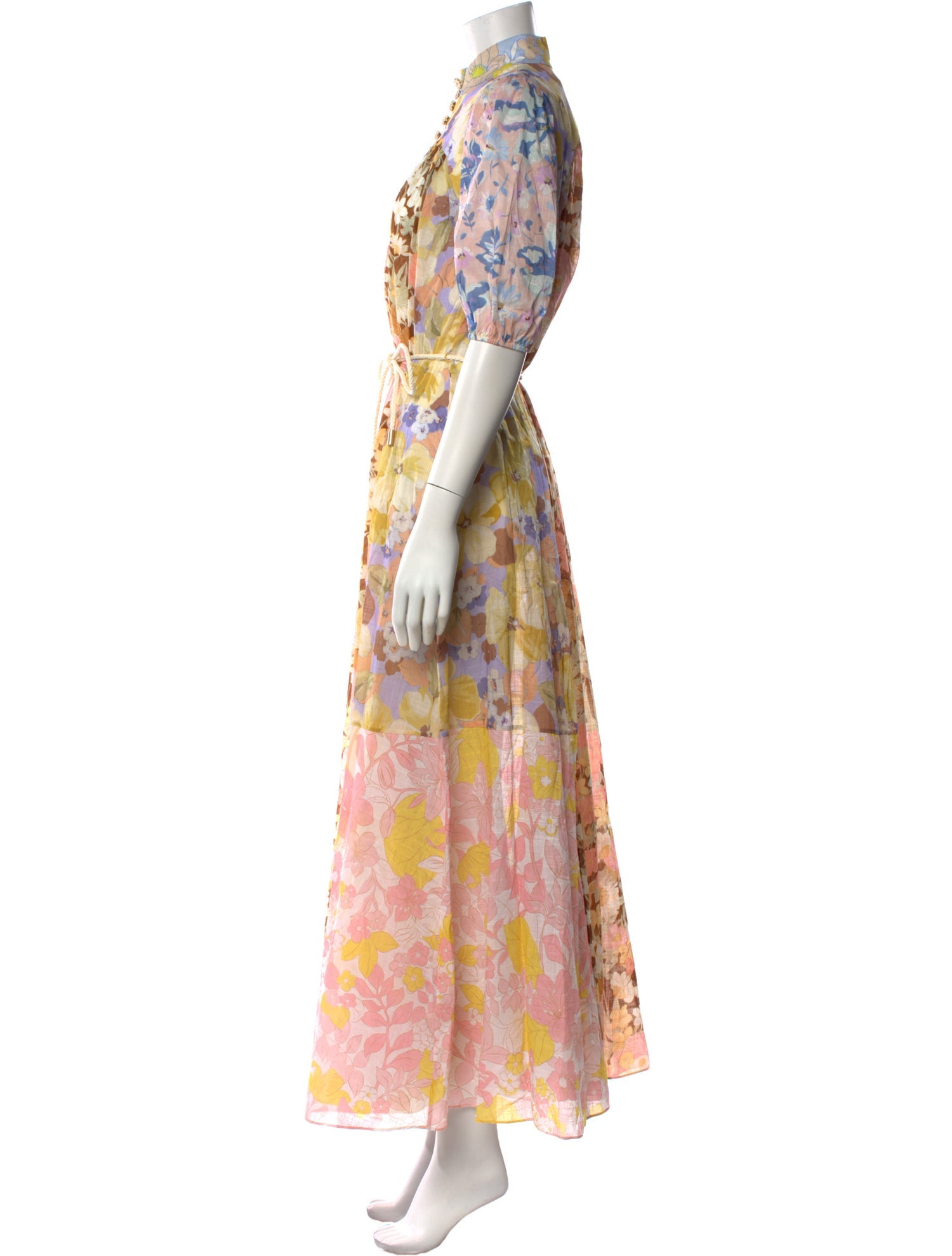 Zimmermann Floral Print Long Dress