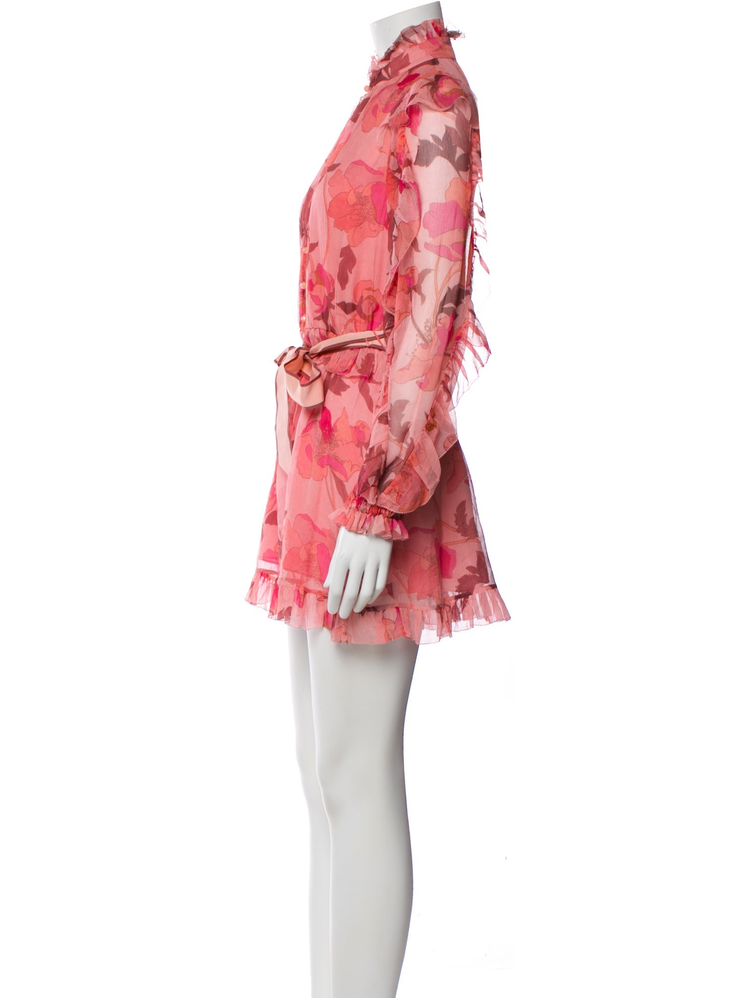 Zimmermann Silk Floral Print Romper