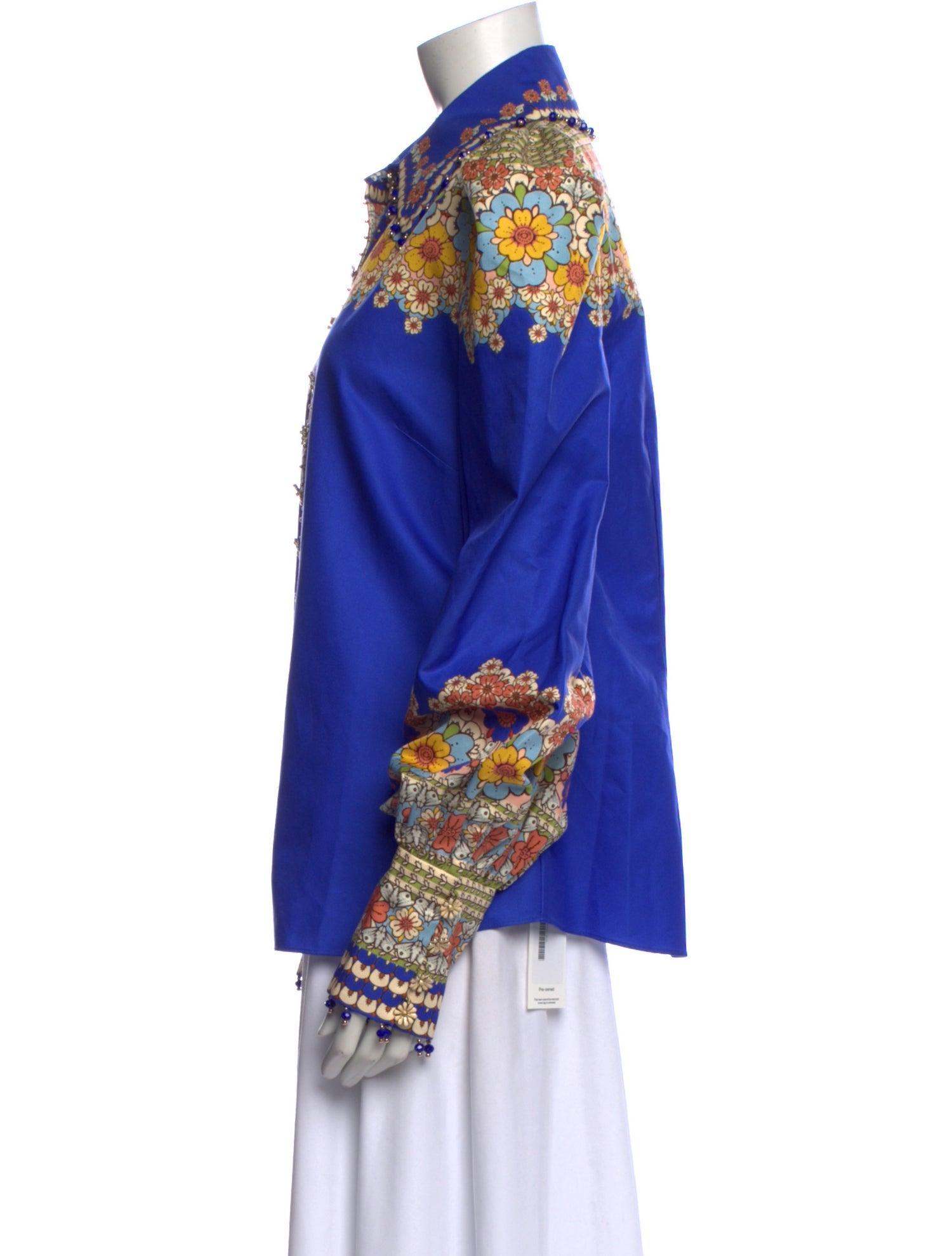 Zimmermann Floral Print Long Sleeve Blouse