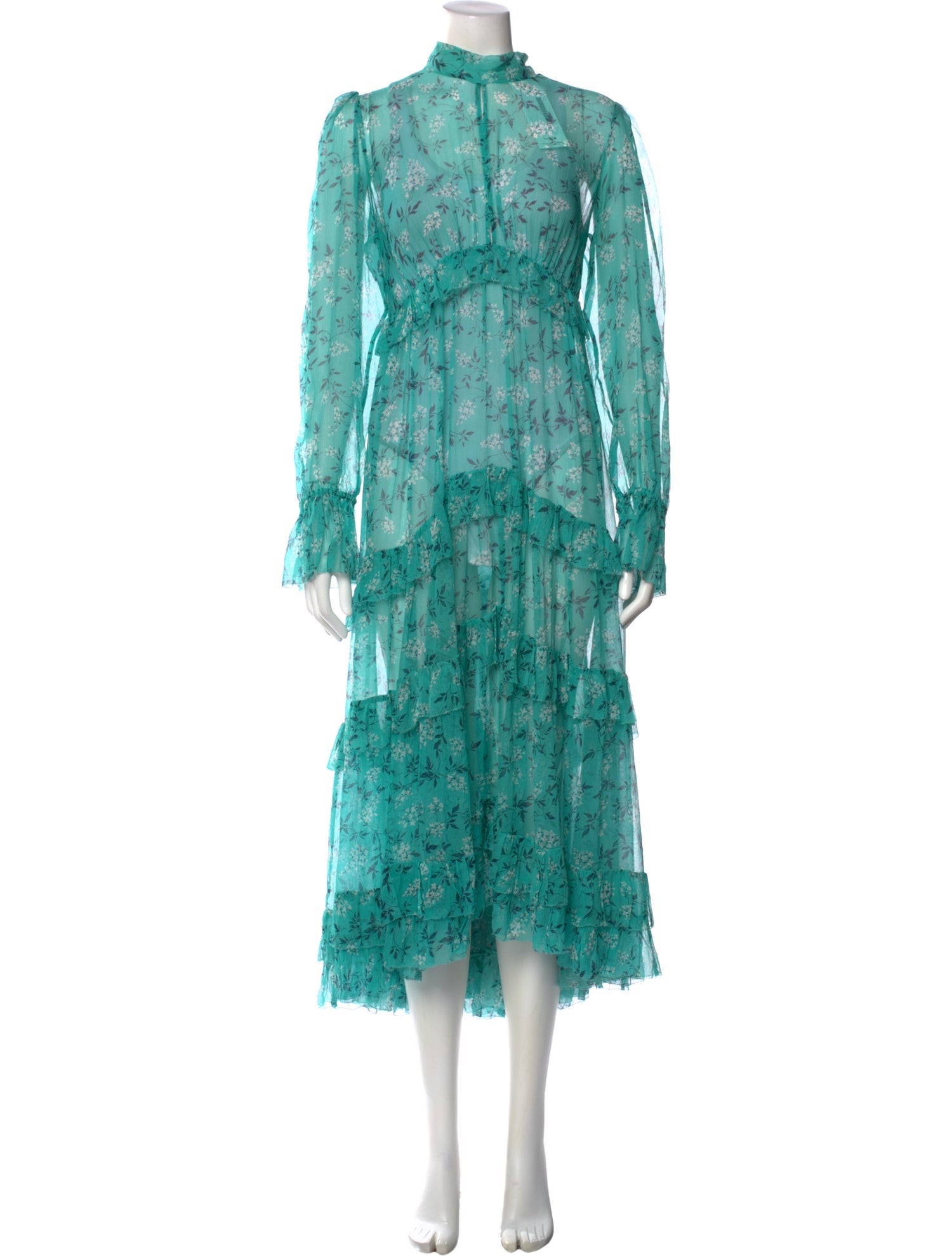 Zimmermann Floral Print Long Dress