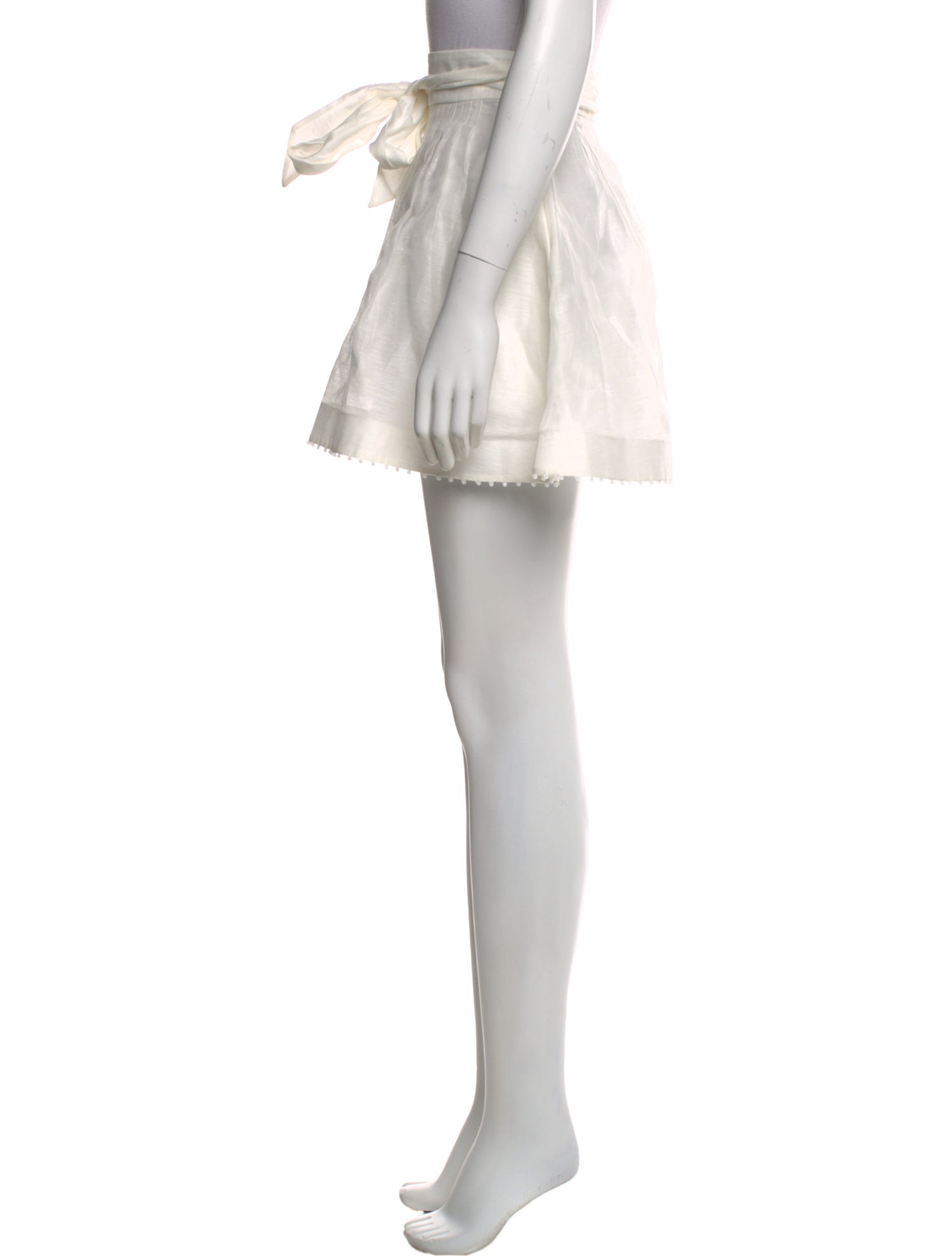 Zimmermann Linen Mini Shorts