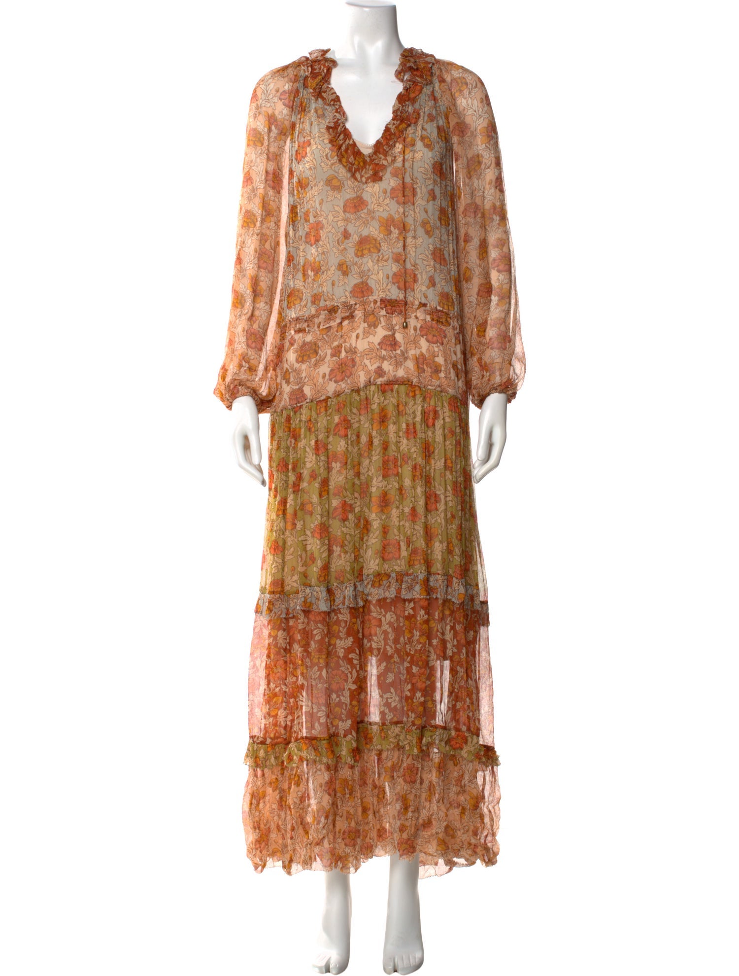 Zimmermann Printed Long Dress