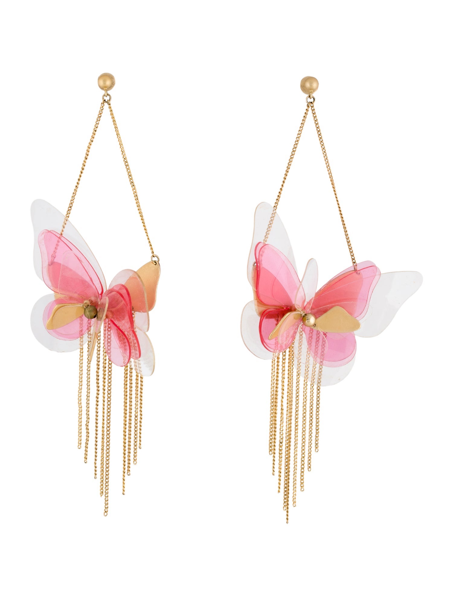 Zimmermann PVC Butterfly Tassel Earrings