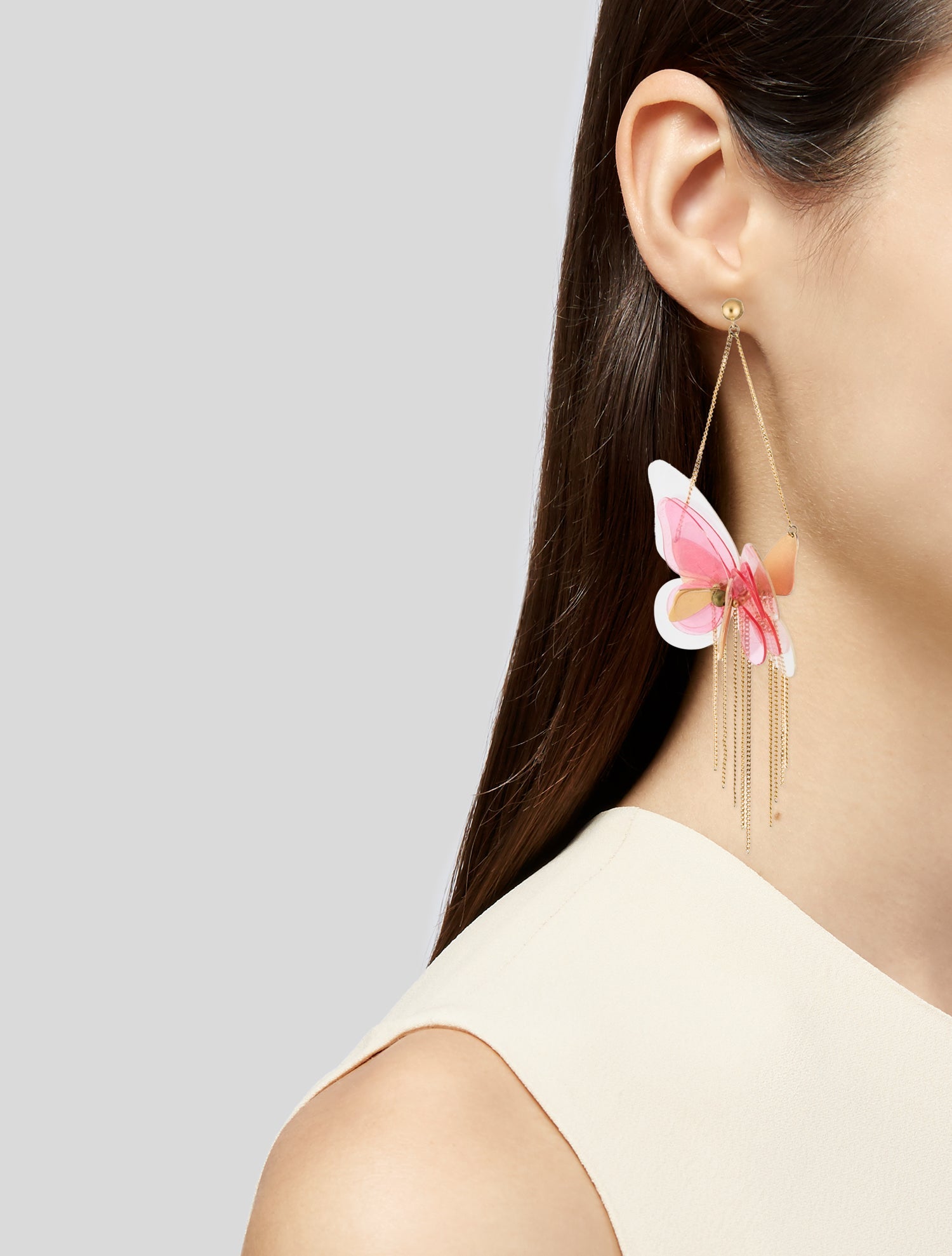 Zimmermann PVC Butterfly Tassel Earrings