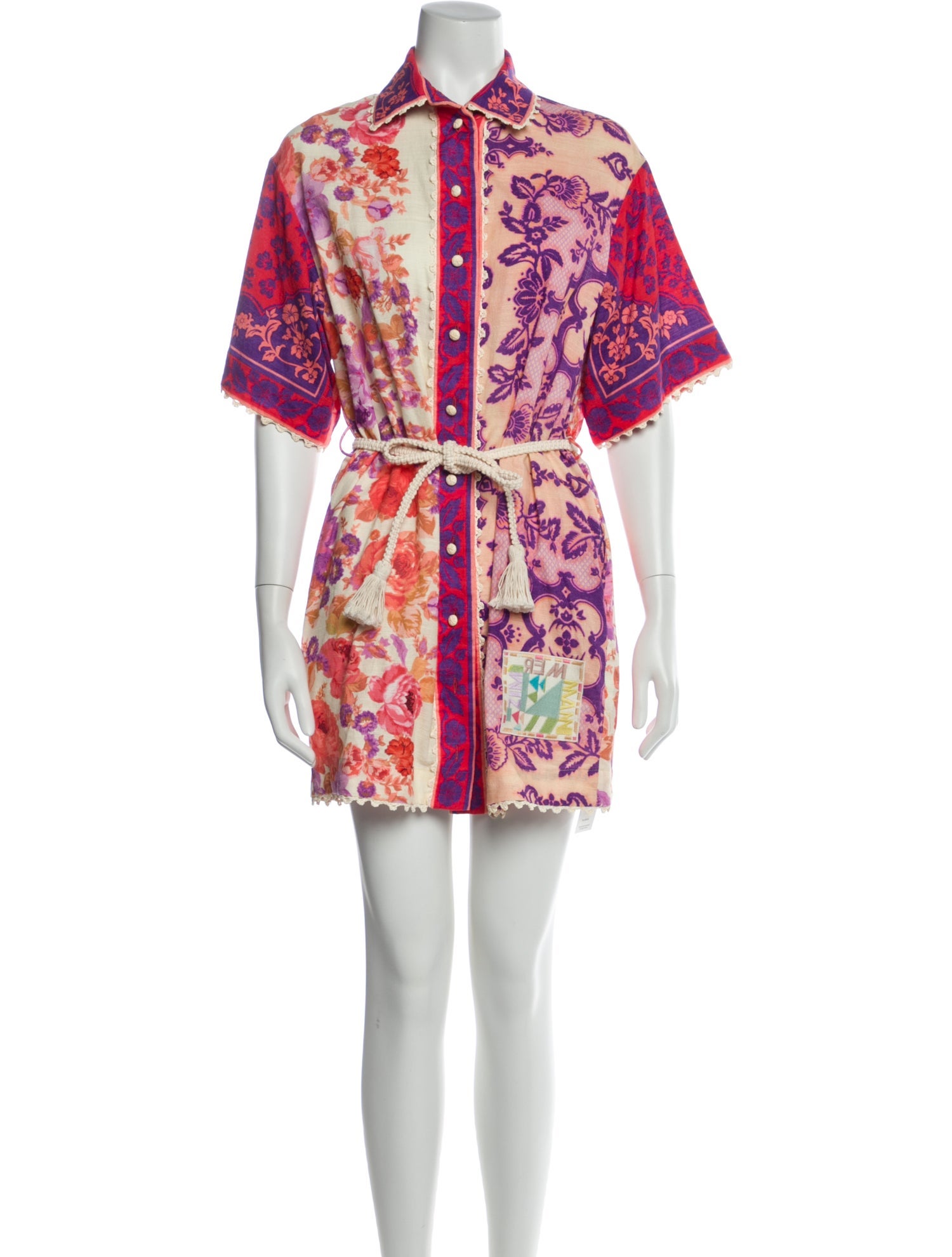 Zimmermann Printed Mini Dress