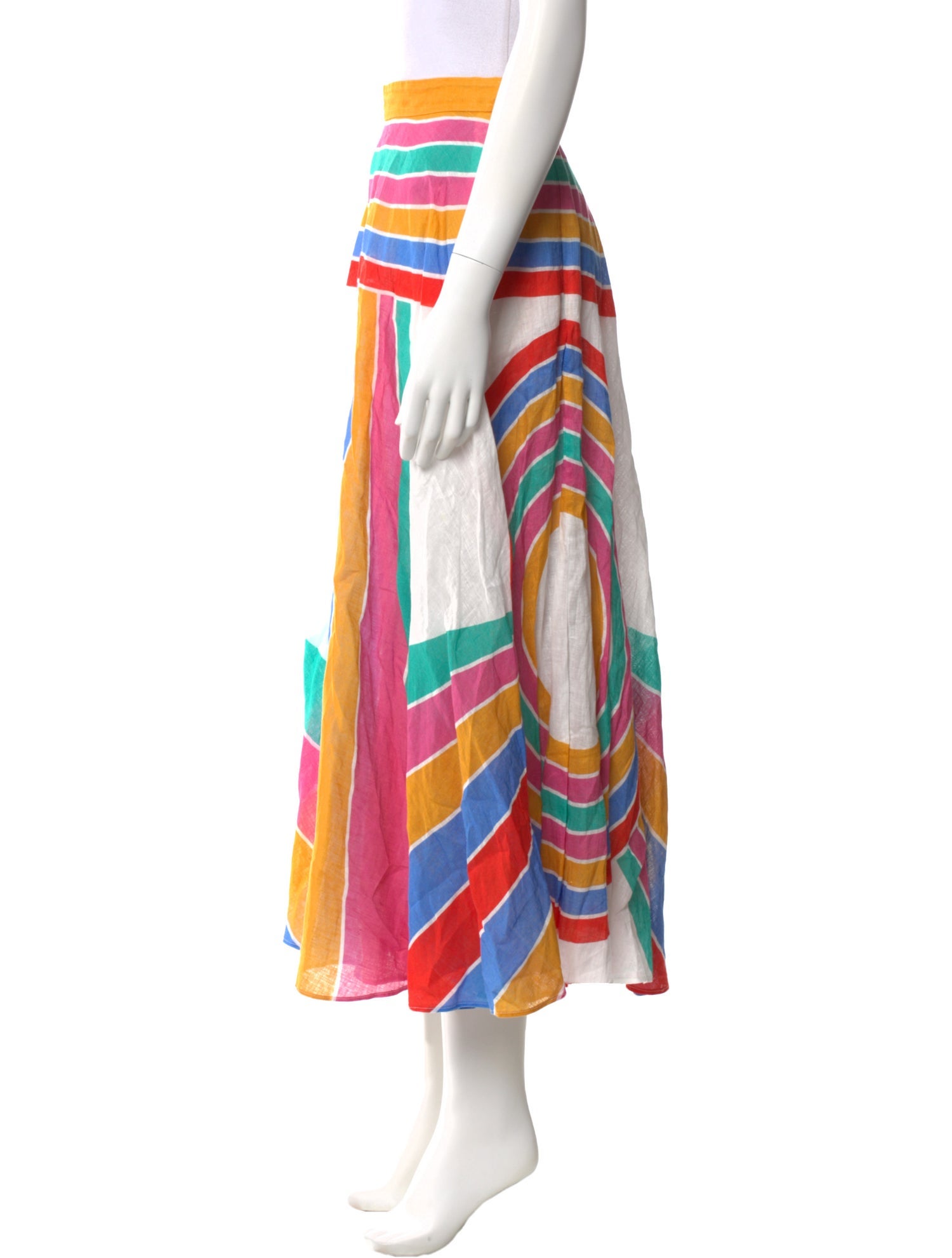 Zimmermann Linen Midi Length Skirt