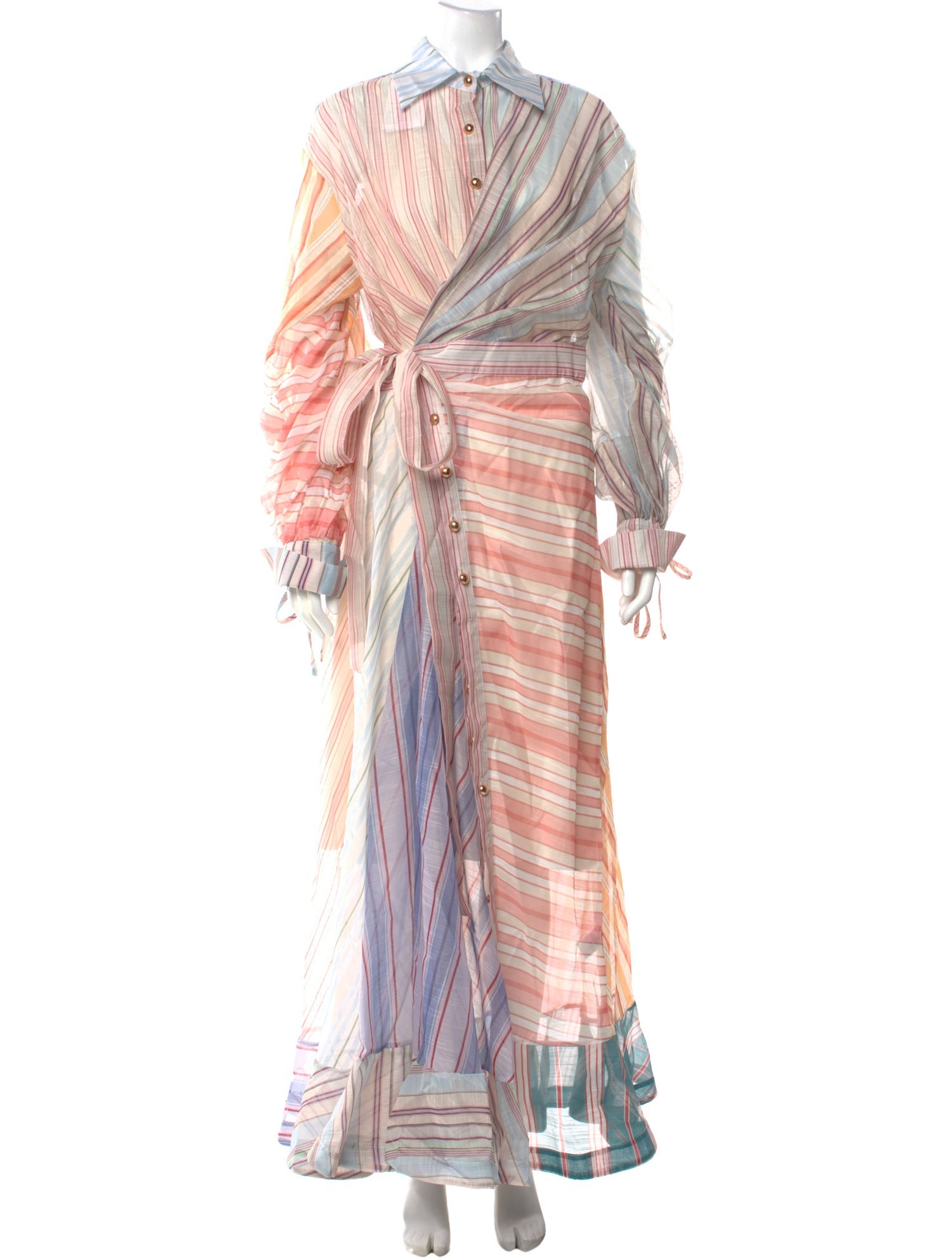 Zimmermann Striped Long Dress