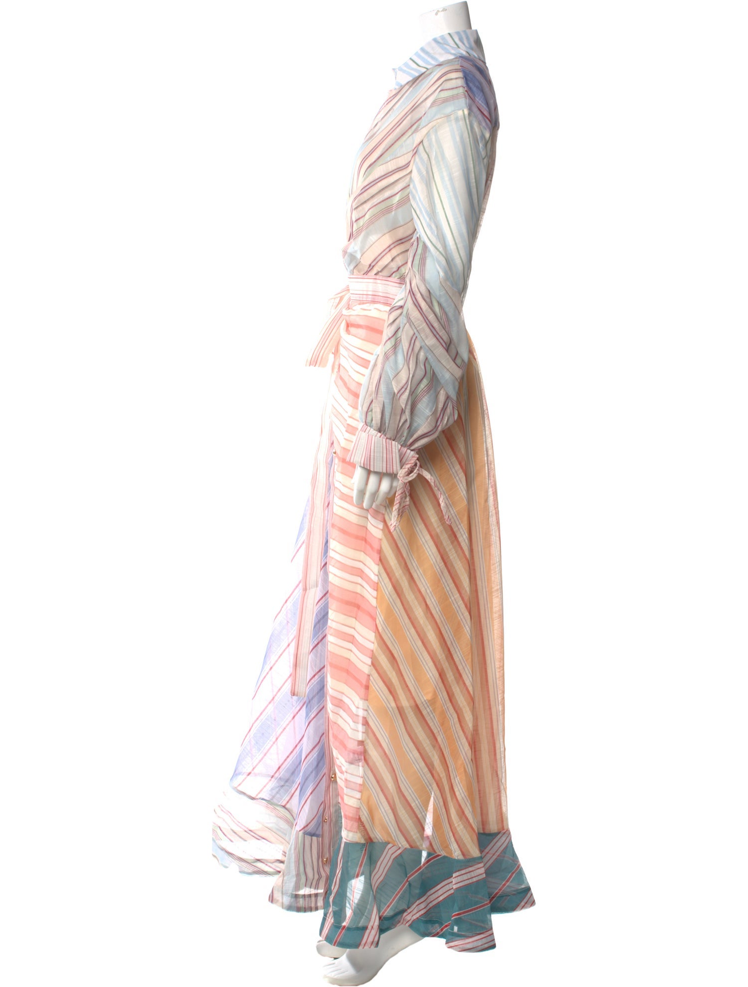 Zimmermann Striped Long Dress