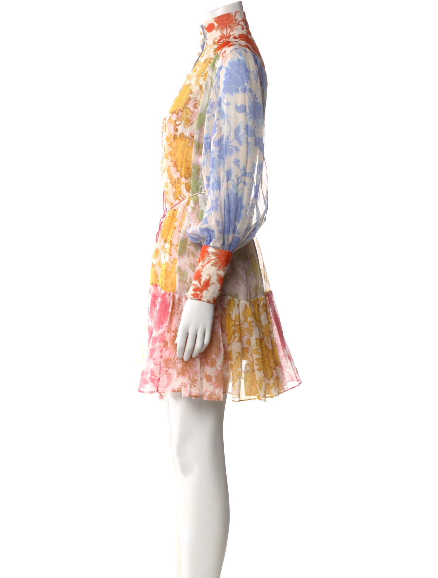 Zimmermann Floral Print Mini Dress