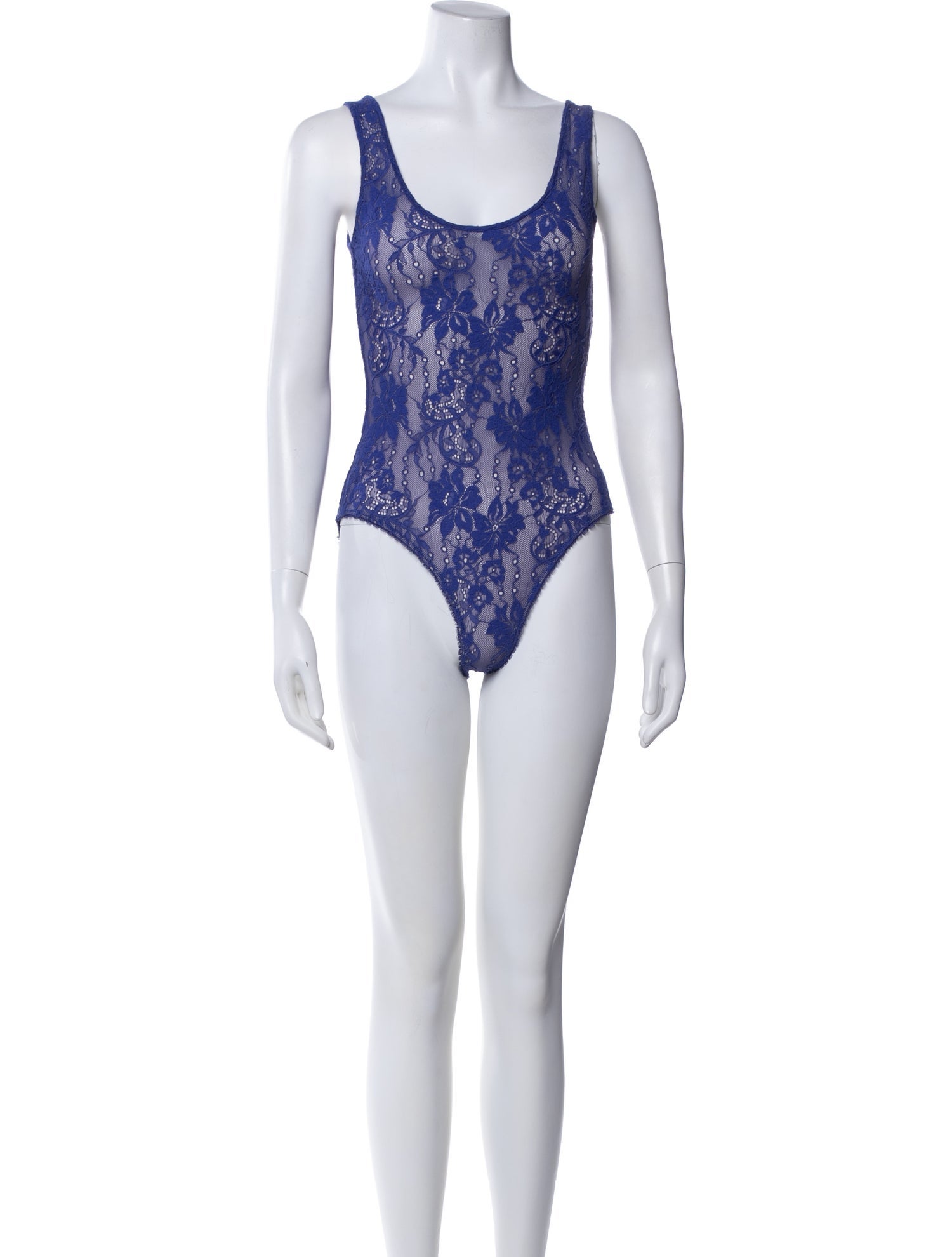 Zimmermann Nylon Lace Pattern Bodysuit w/ Tags