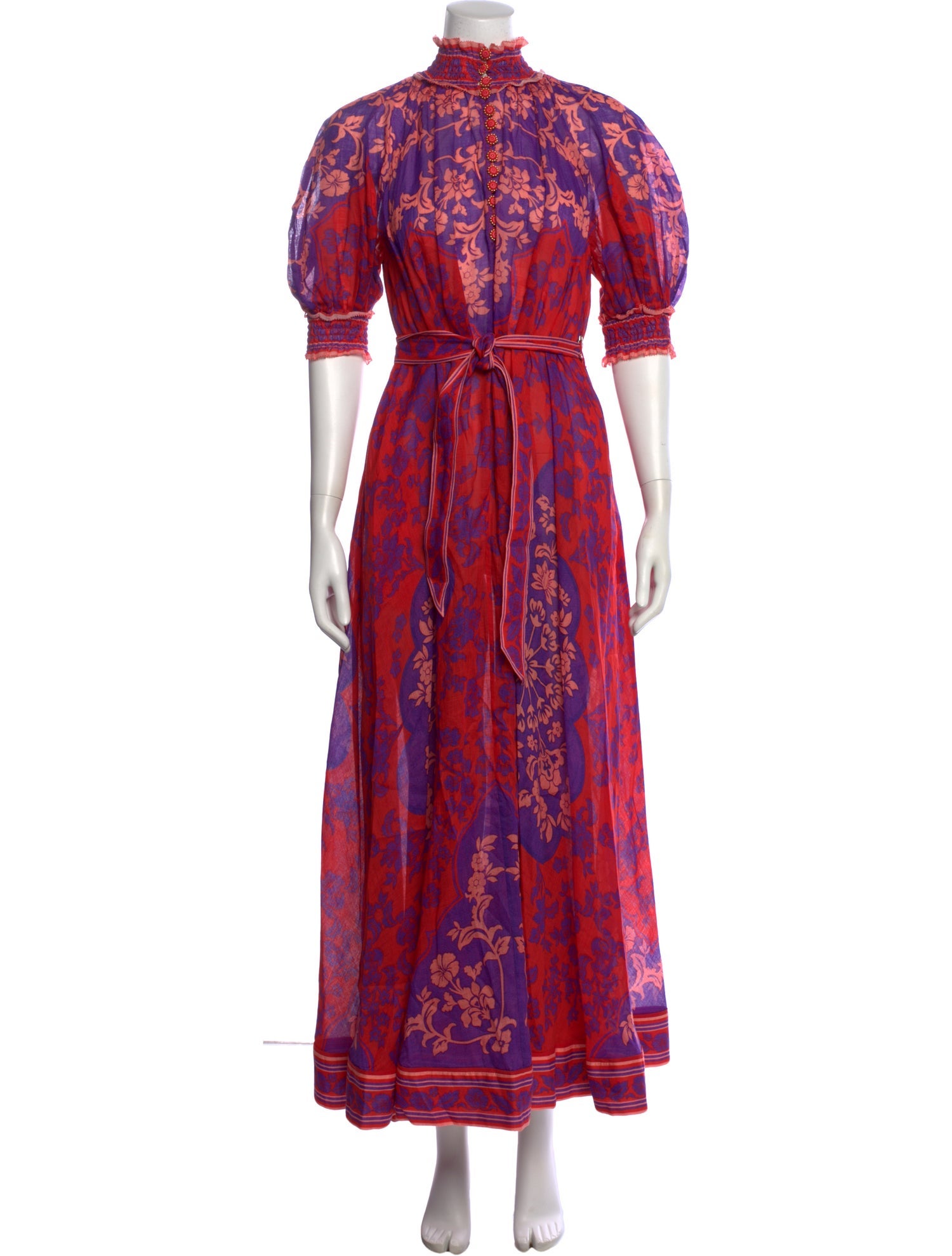 Zimmermann Floral Print Long Dress