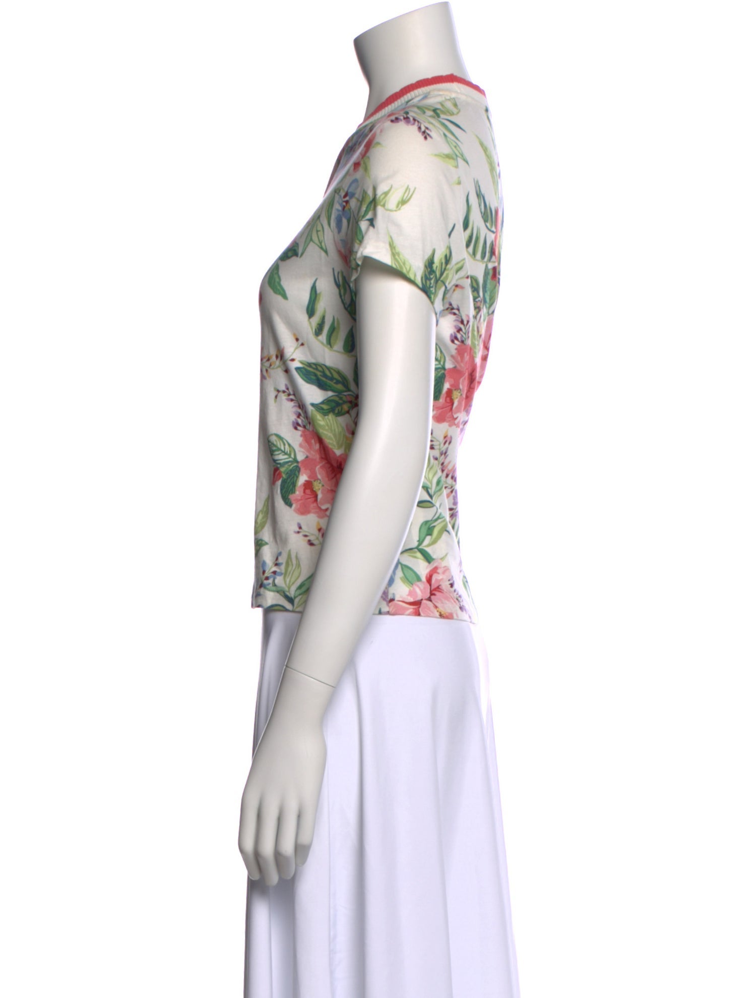 Zimmermann Floral Print Crew Neck T-Shirt