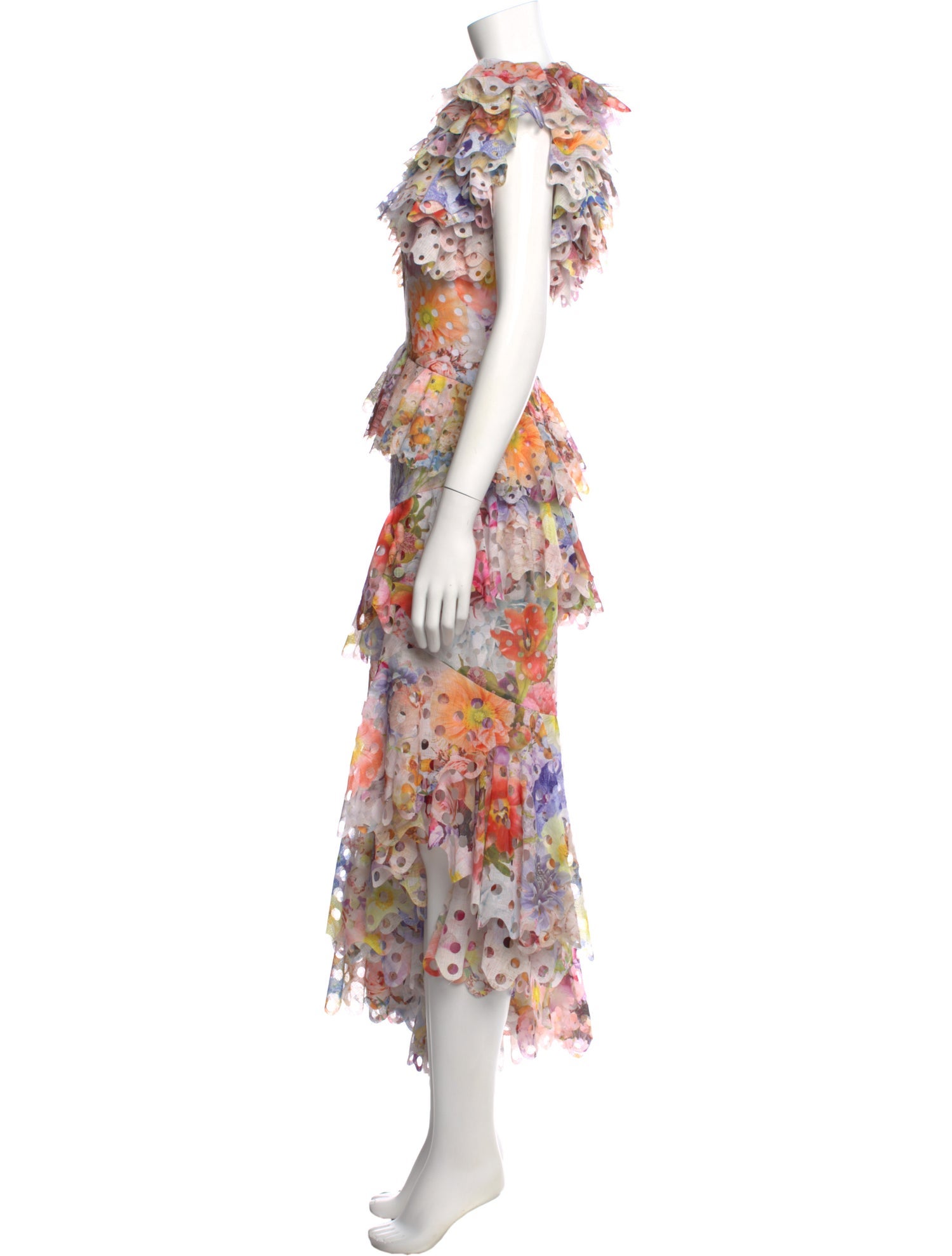 Zimmermann Floral Print Long Dress