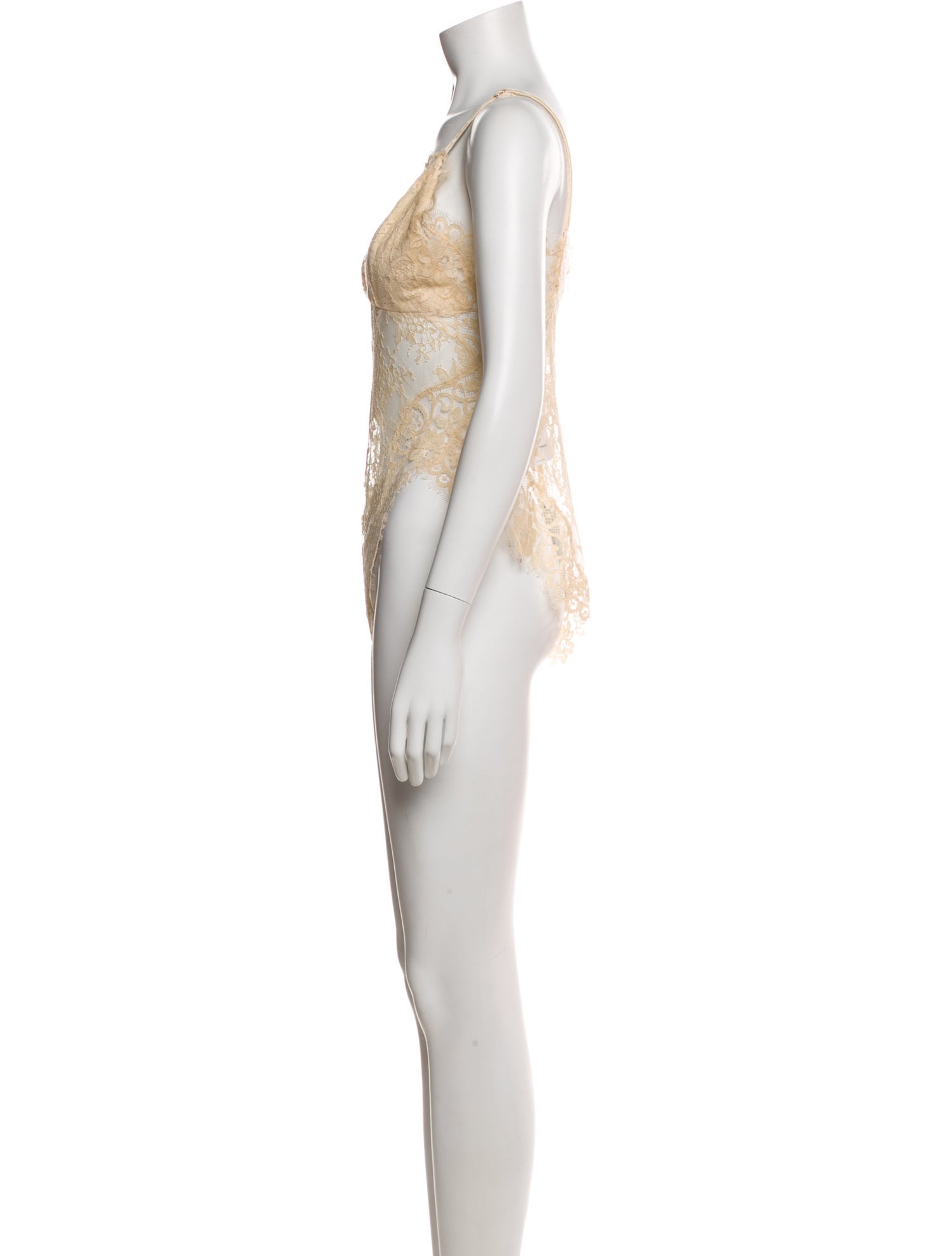 Zimmermann Lace Pattern V-Neck Bodysuit