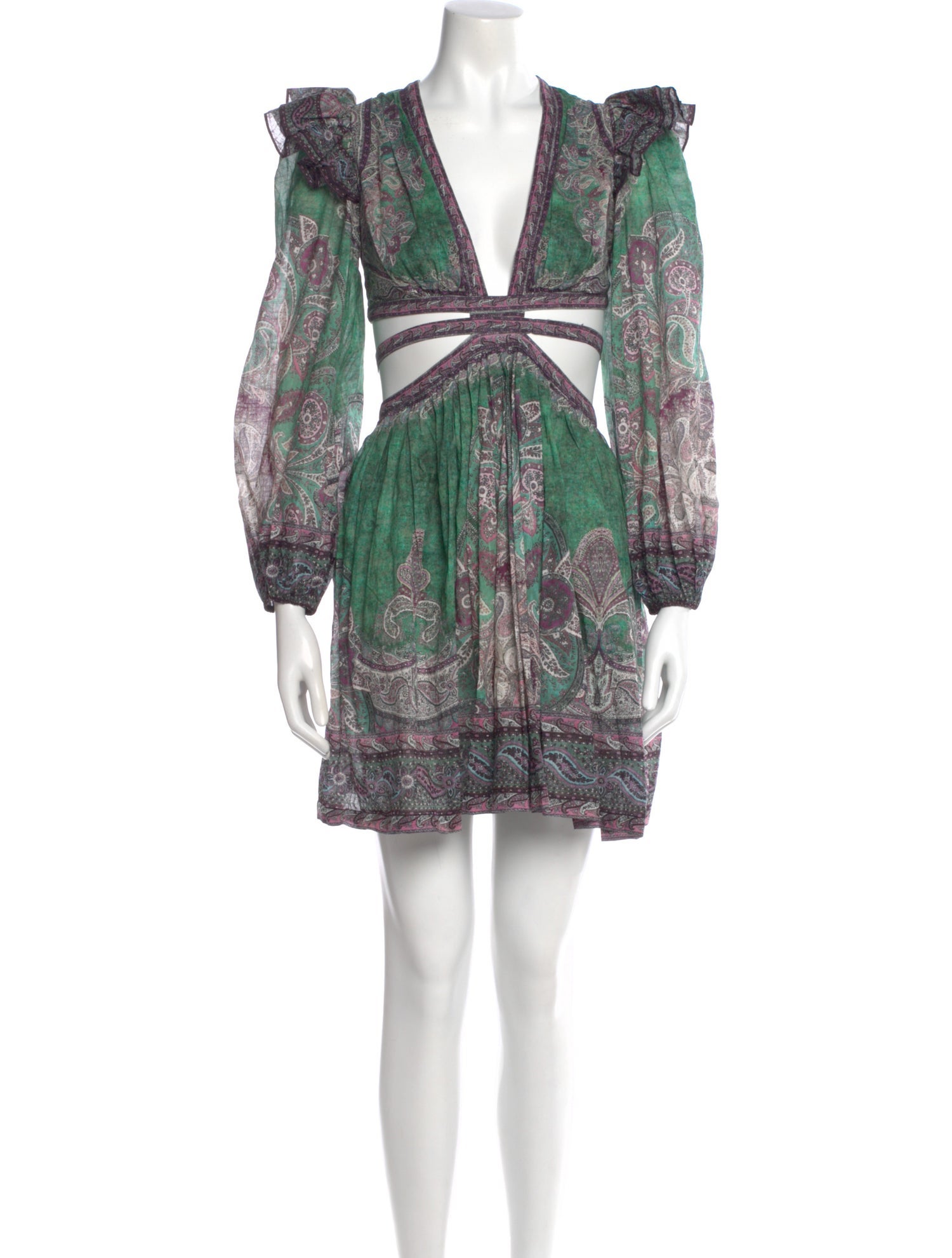 Zimmermann Paisley Print Mini Dress