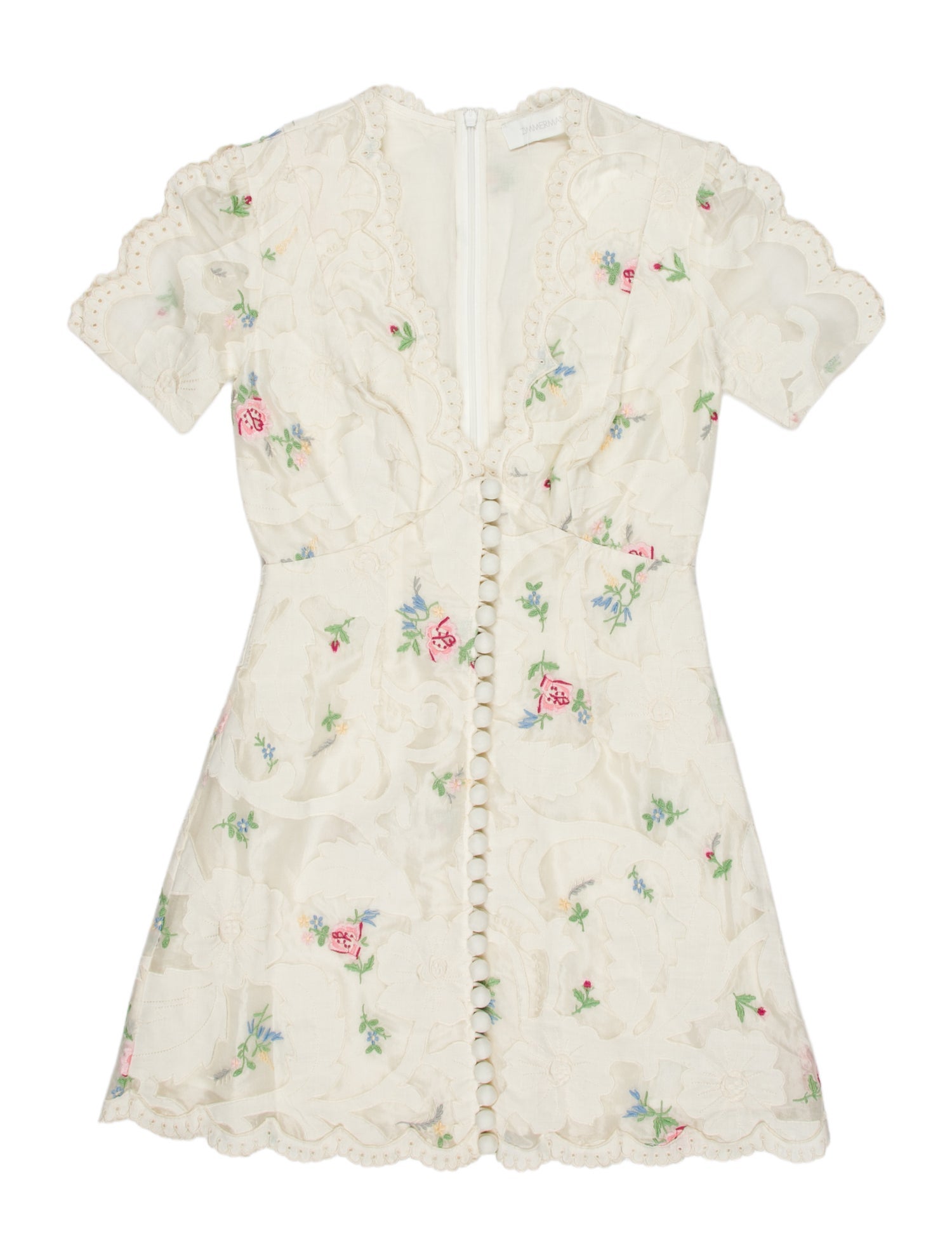 Zimmermann Floral Print Mini Dress