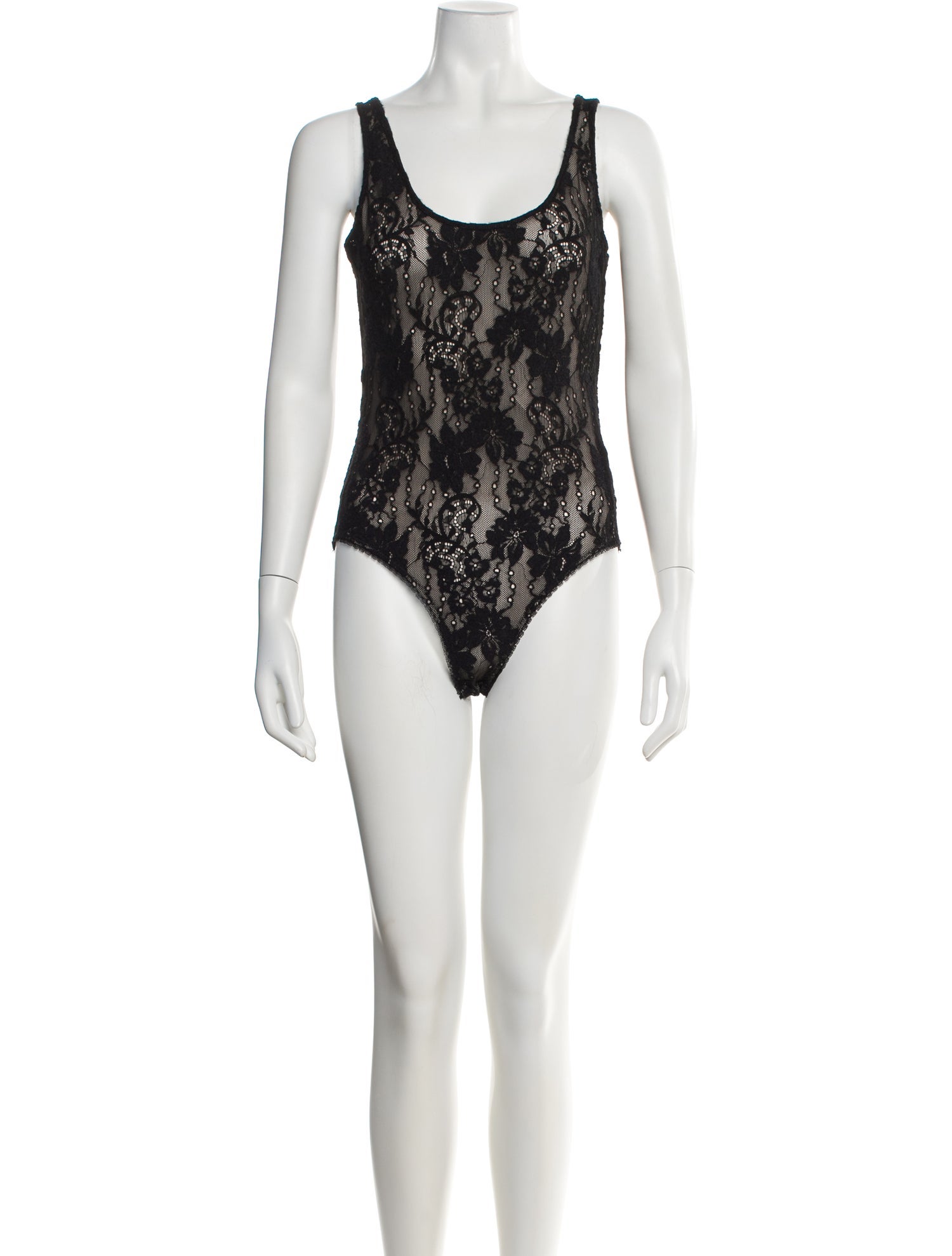 Zimmermann Nylon Lace Pattern Bodysuit w/ Tags