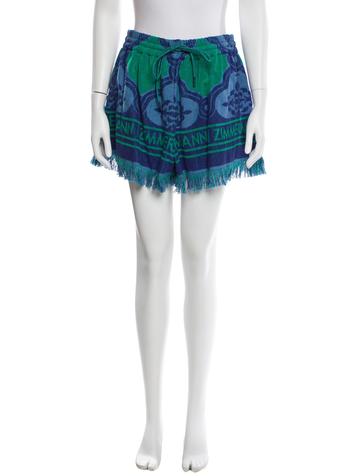 Zimmermann Printed Mini Shorts