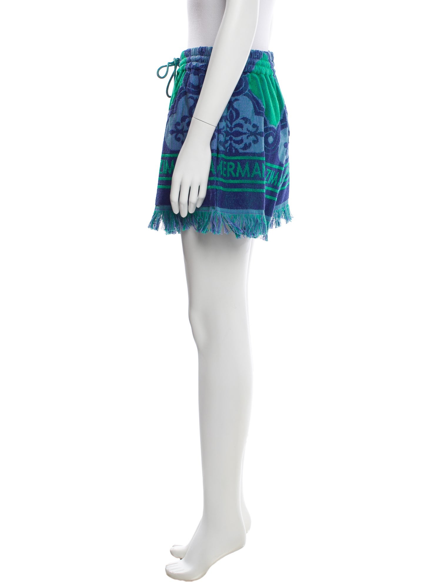 Zimmermann Printed Mini Shorts