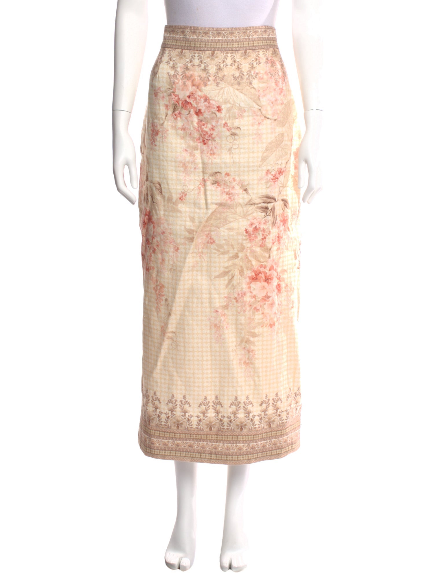 Zimmermann Linen Midi Length Skirt