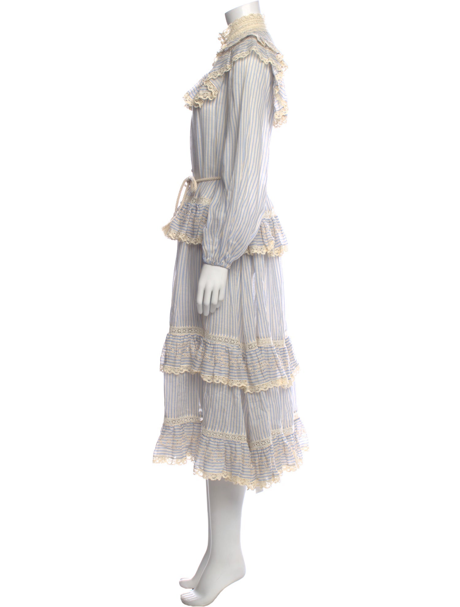 Zimmermann Striped Midi Length Dress