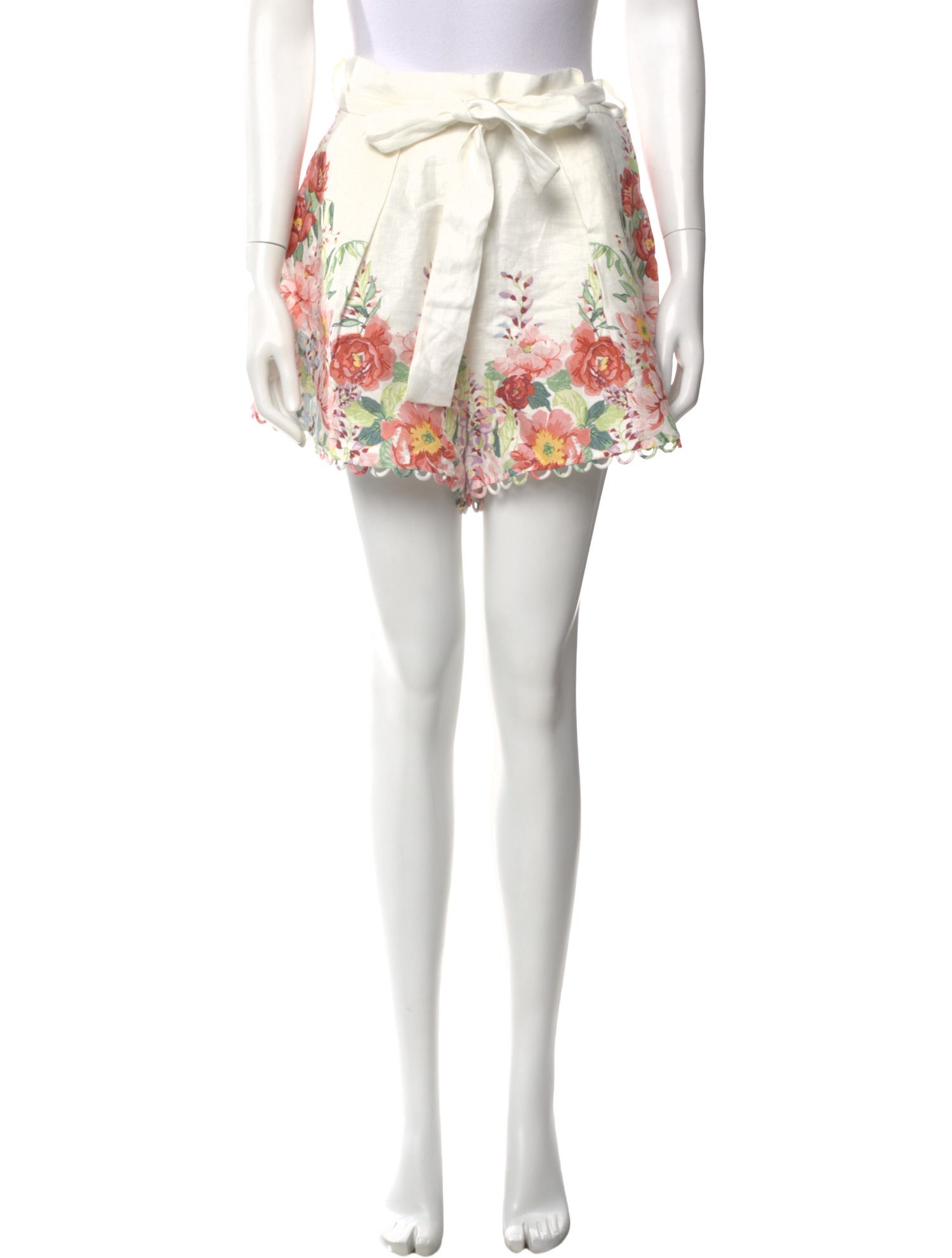 Zimmermann Linen Mini Shorts