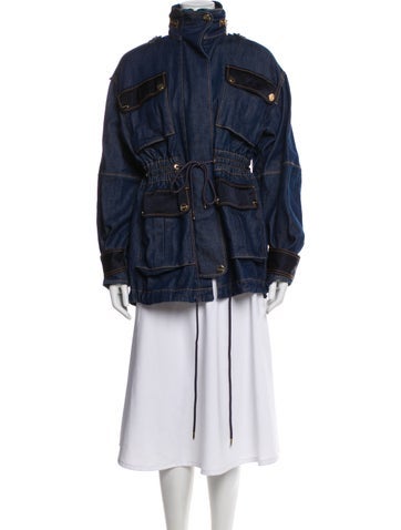 Pre-owned Zimmermann Parka In Blue