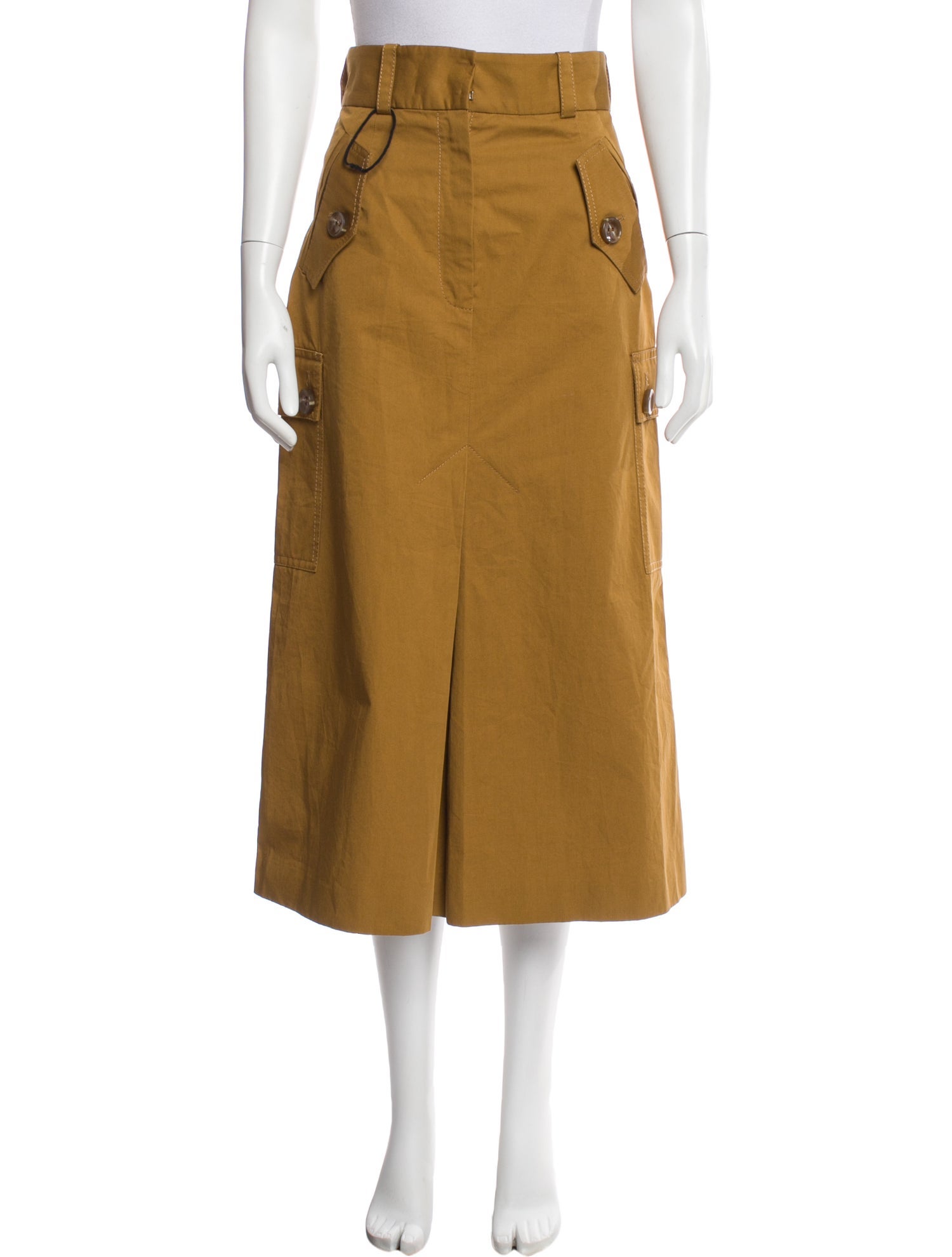 Zimmermann Pleated Accents Midi Length Skirt w/ Tags