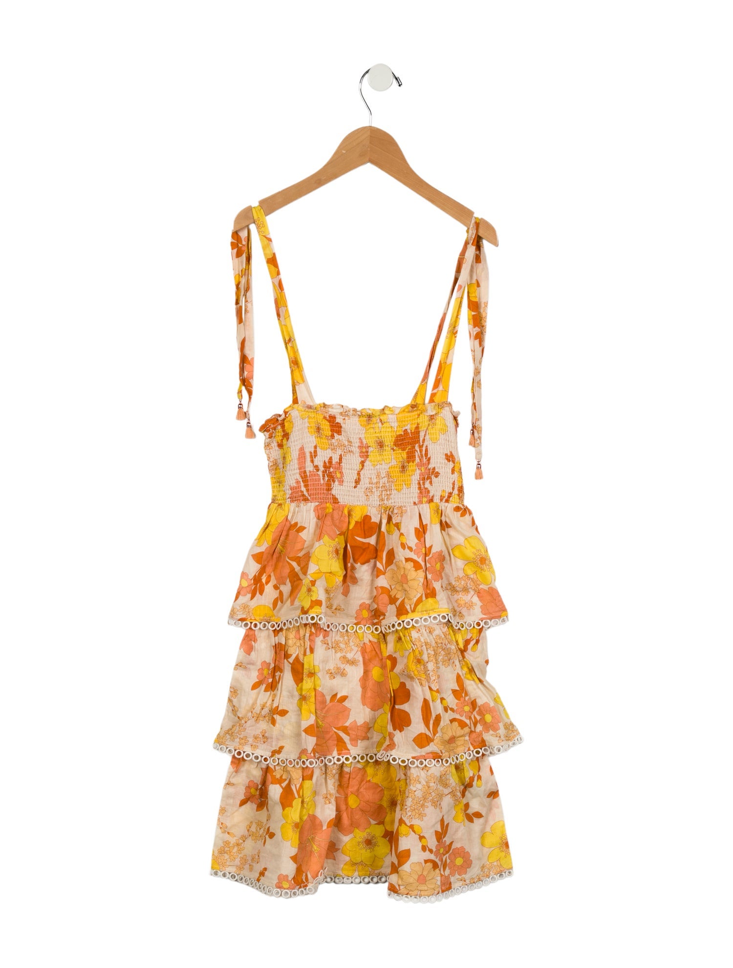 Zimmermann Girls' Sleeveless Floral Dress