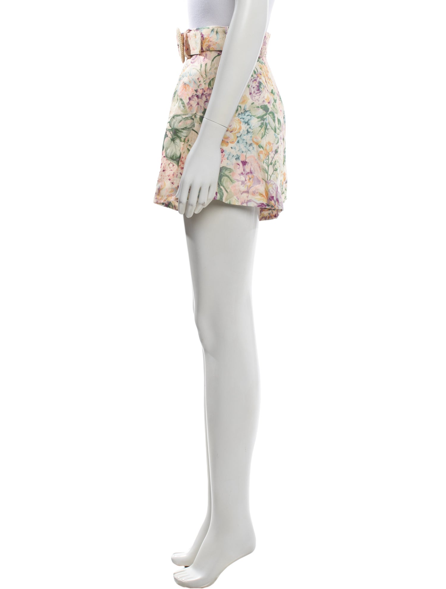 Zimmermann Linen Mini Shorts