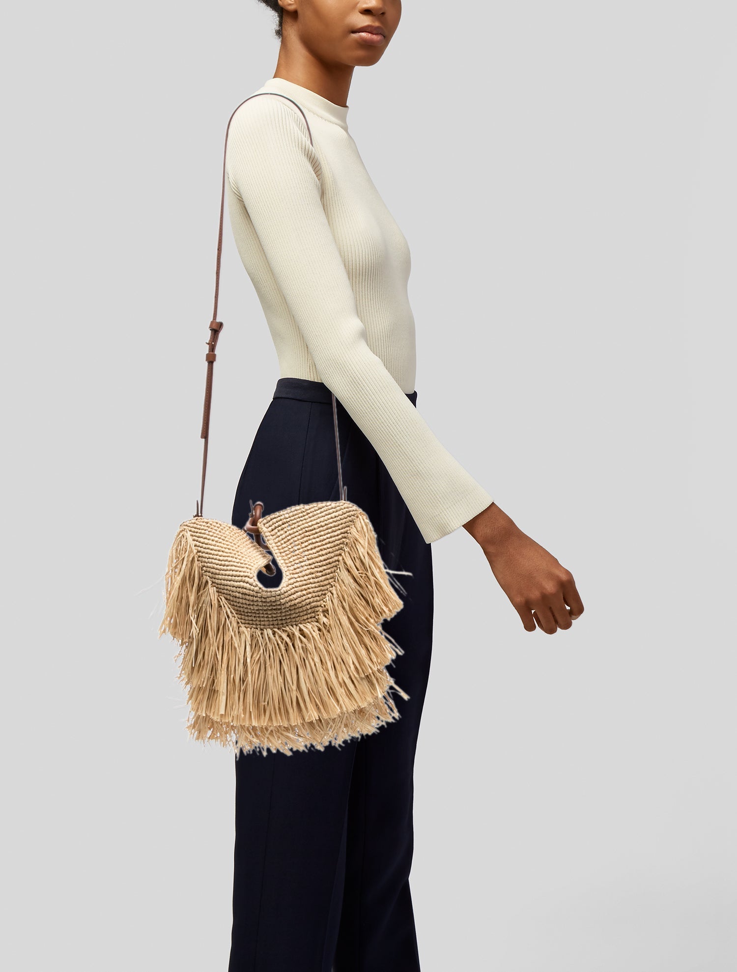 Zimmermann Raffia Shoulder Bag