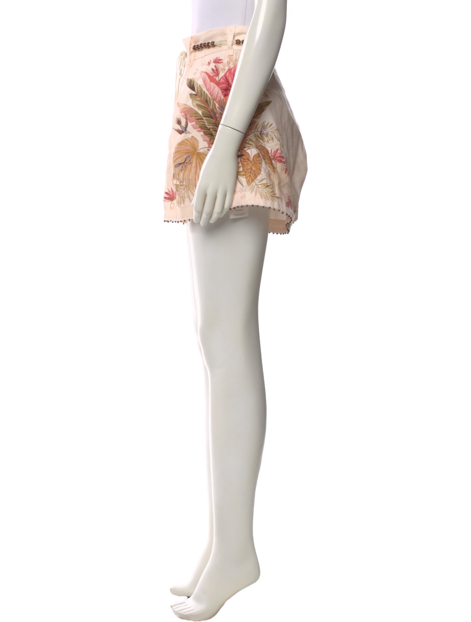 Zimmermann Linen Mini Shorts