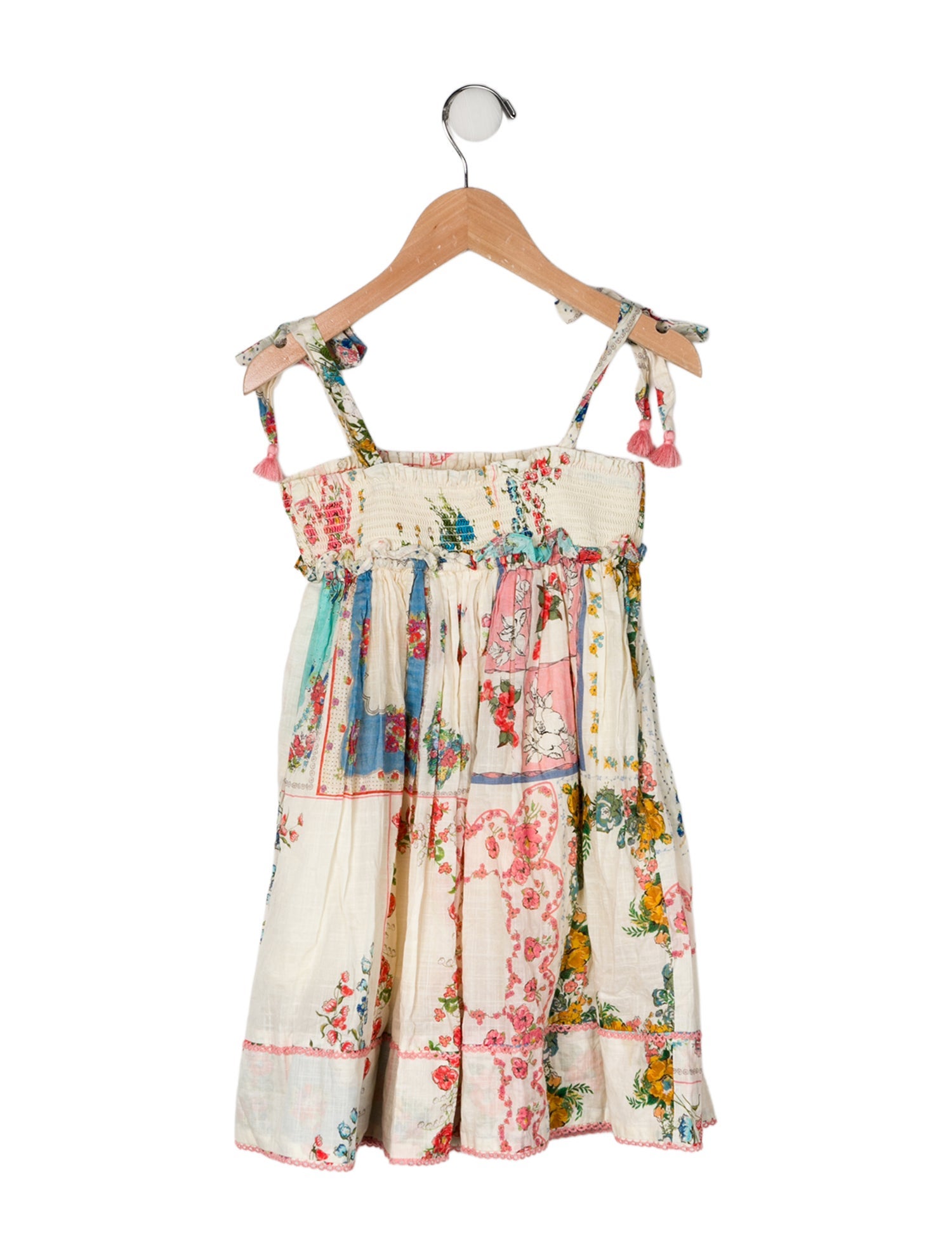 Zimmermann Cotton All Over Print Sleeveless Dress