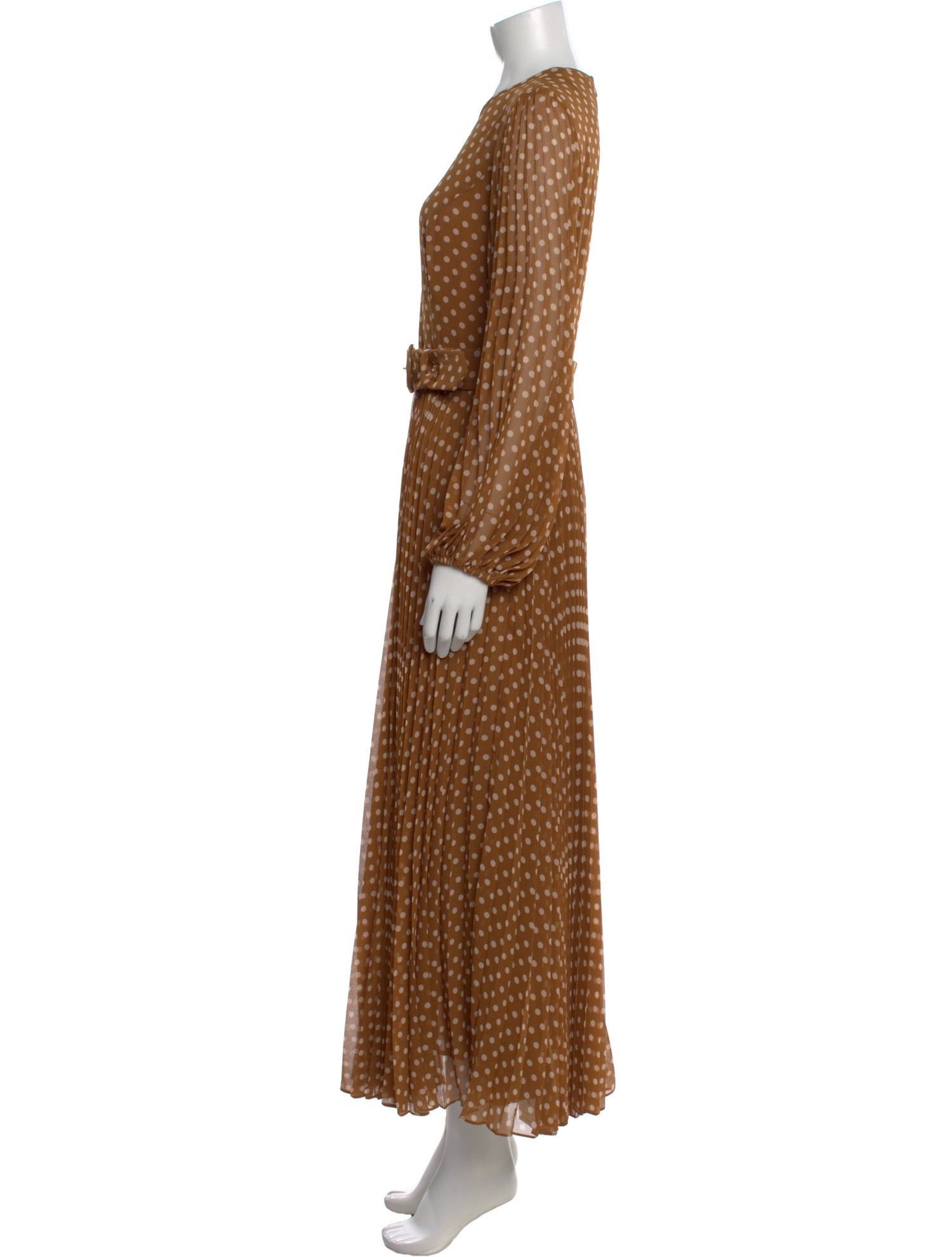Zimmermann Polka Dot Print Long Dress