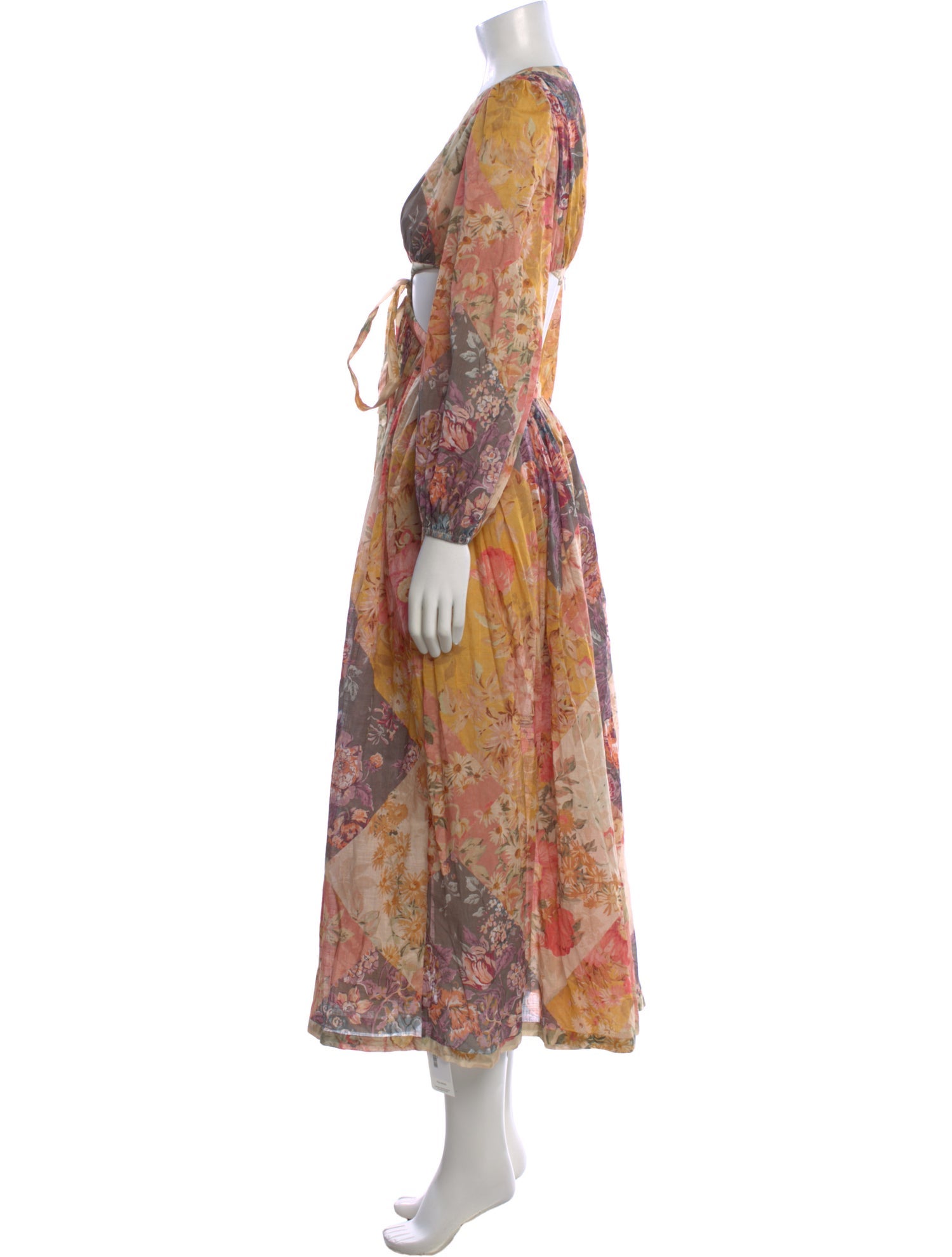 Zimmermann Floral Print Long Dress