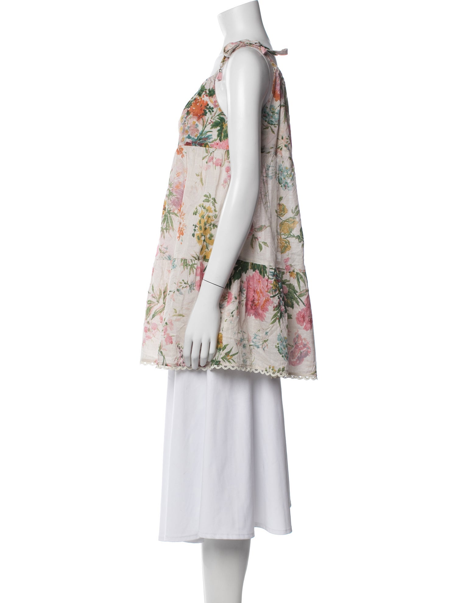 Zimmermann Girls' Sleevelss Floral Dress