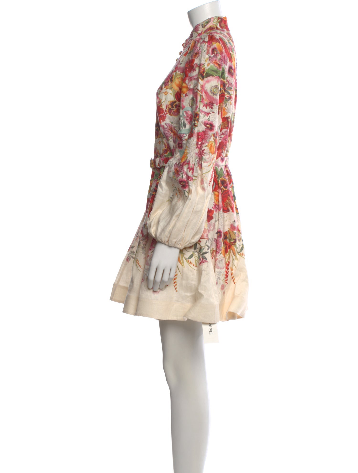 zimmermann bonita embroidered short dress Poultice Embroidered Cotton Mini Dress | Disturbia main image 1
