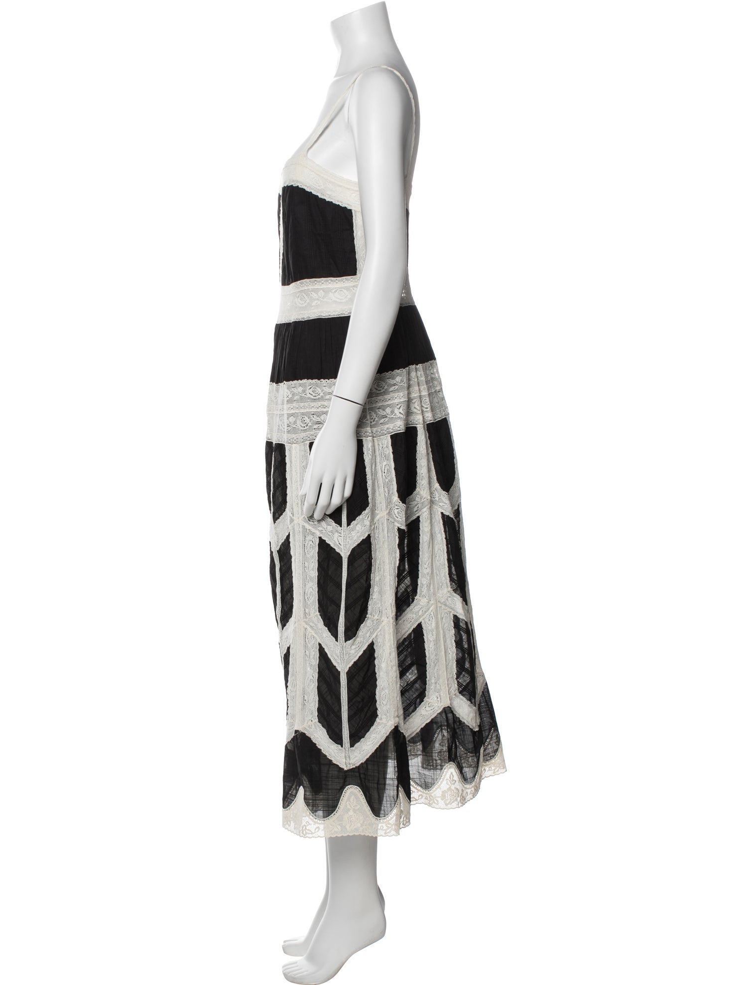 Zimmermann Lace Pattern Midi Length Dress