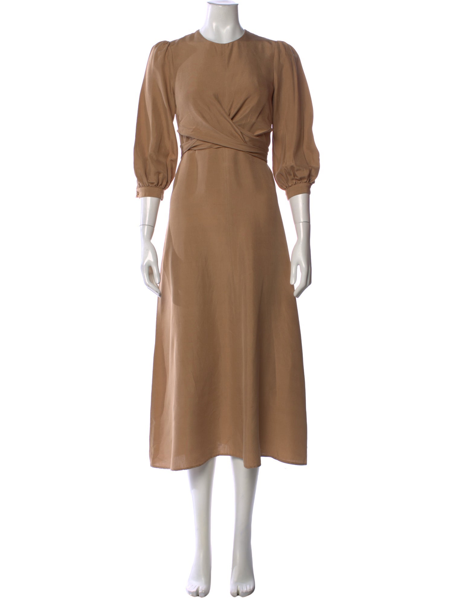 zimmermann silk wrap dress Zimmermann, dress, Women, Green, US 8, Dresses 510 tall Model is wearing a US size 4 ABOUT THE BRAND Australian founders and sister Zimmermann Silk Midi Length Dress