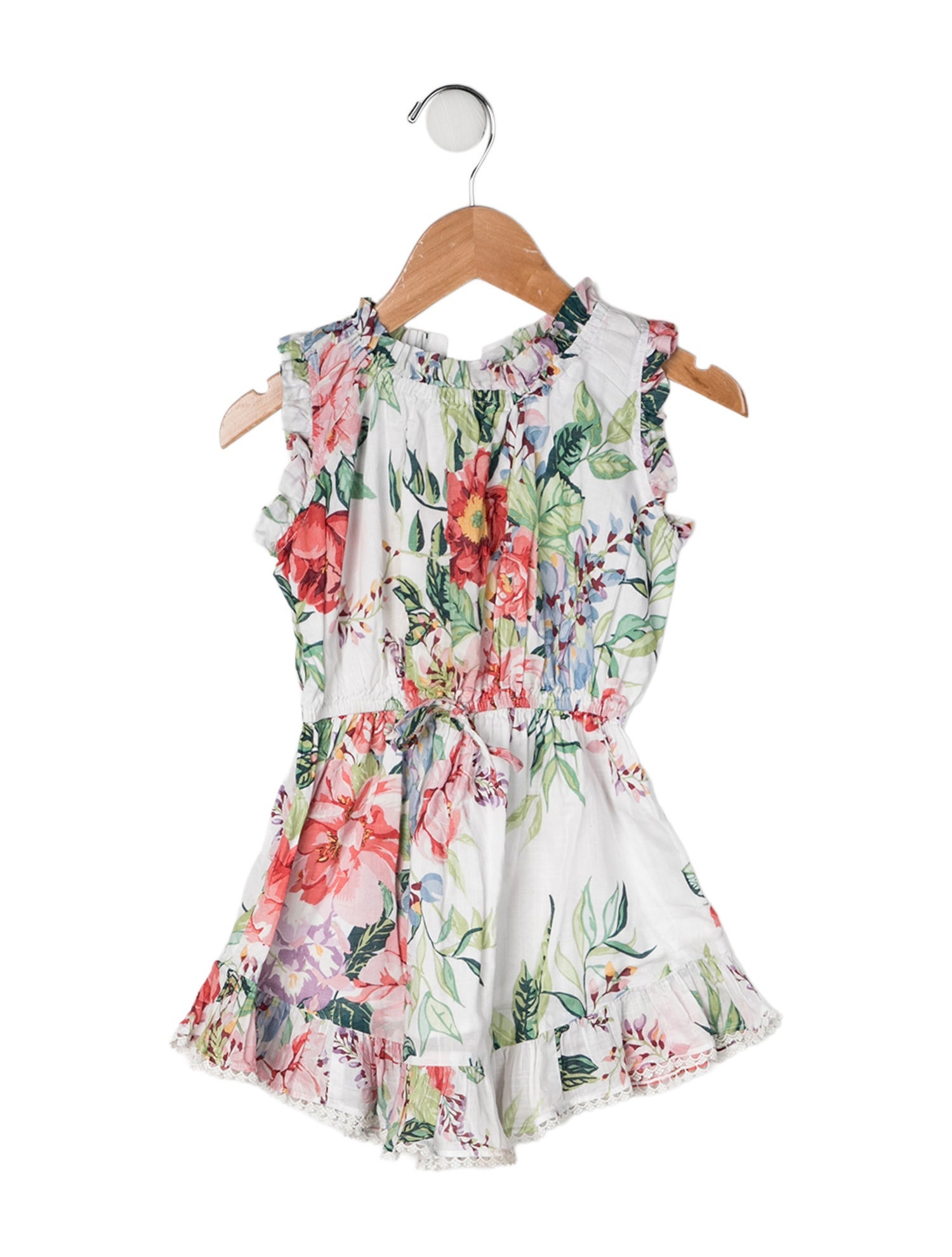 Zimmermann Cotton Sleeveless All Over Print Dress