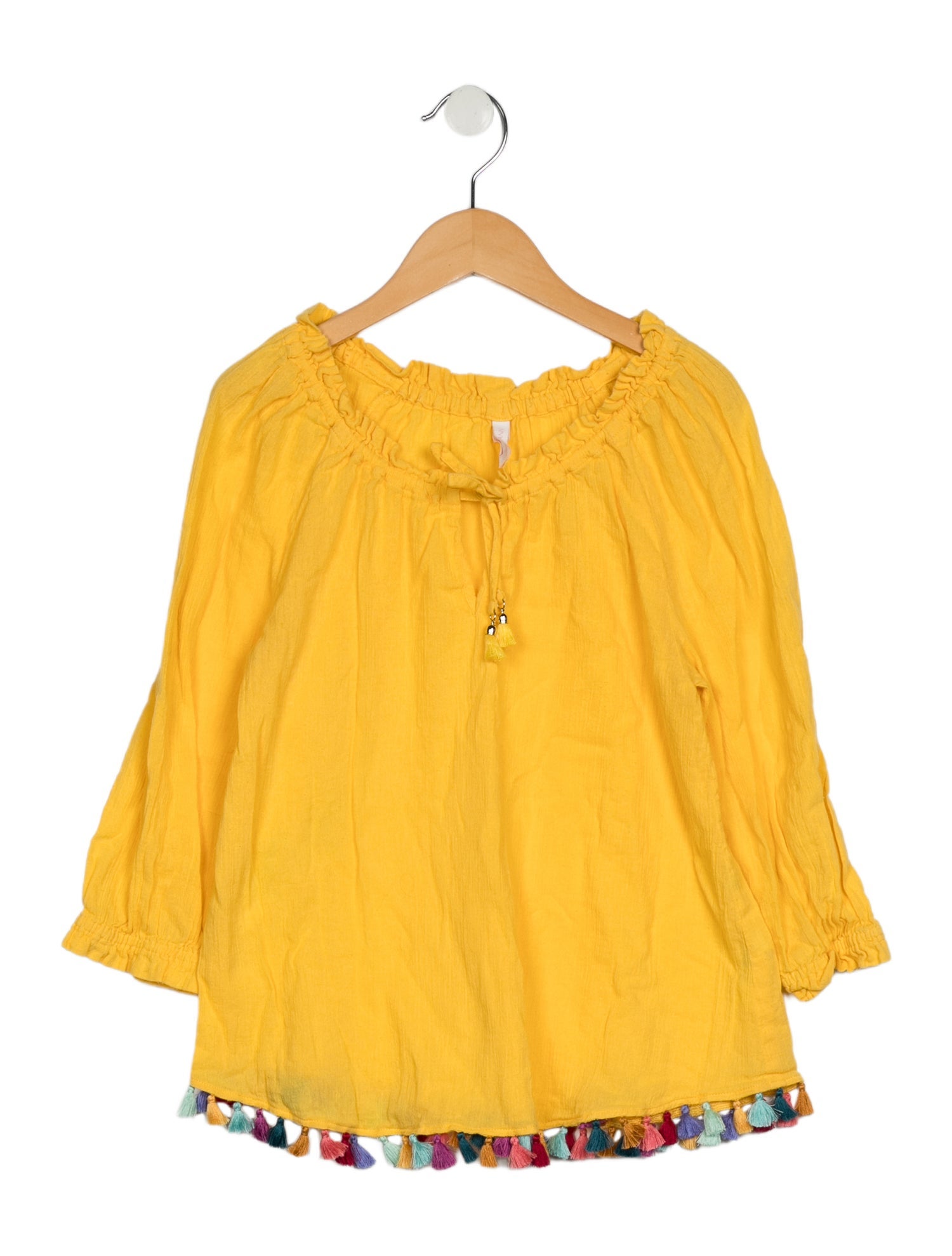 Zimmermann Girls' Tasseled Blouse