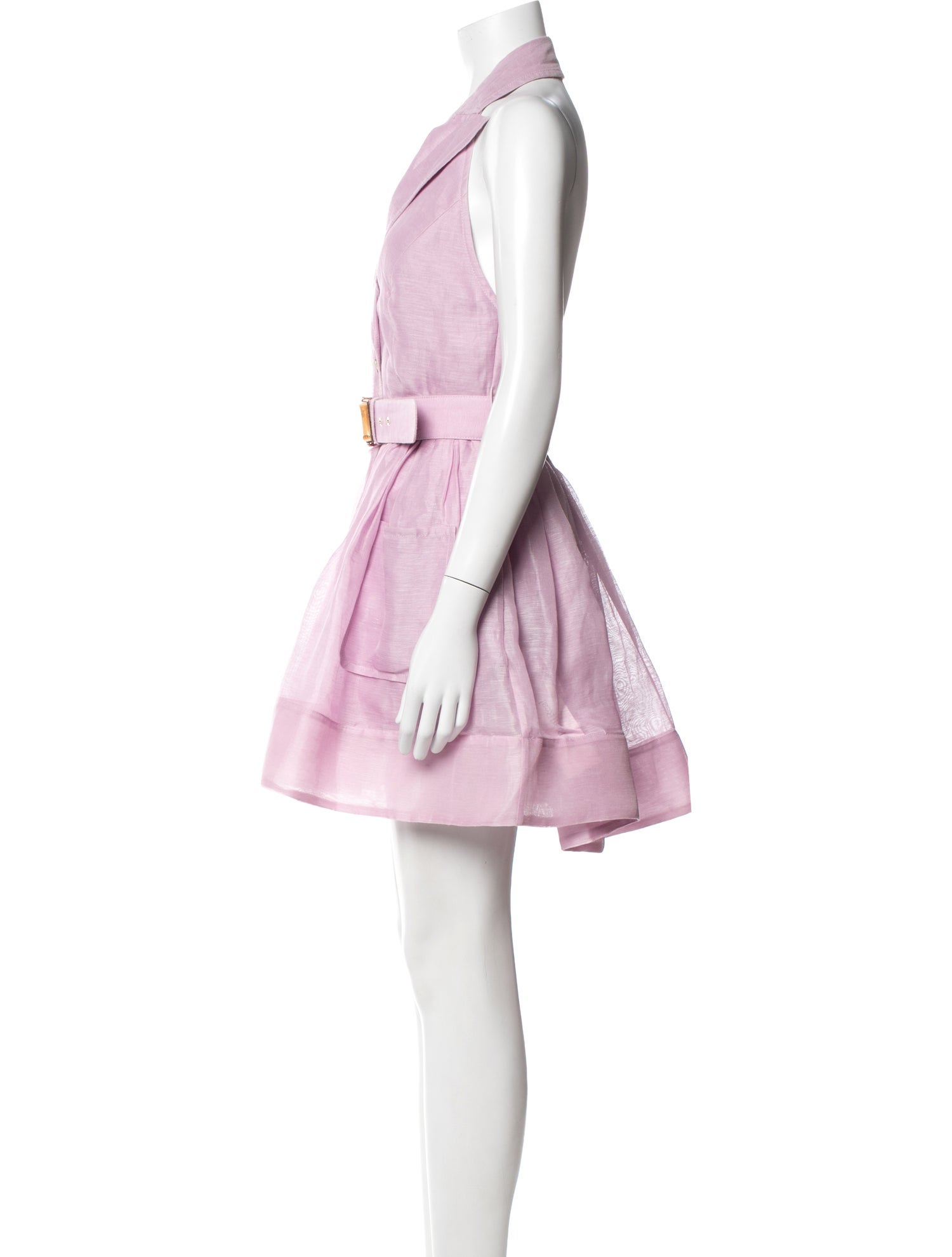 Prada Poster Girl Vegan Leather Dress w/ Tags - Pink Dresses