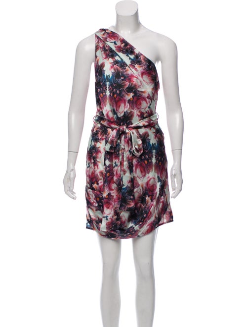 Zimmermann Silk One-Shoulder Dress White