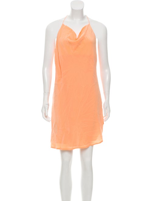 Zimmermann Silk Long Dress Orange