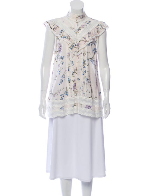 Zimmermann Floral Button-Up Blouse