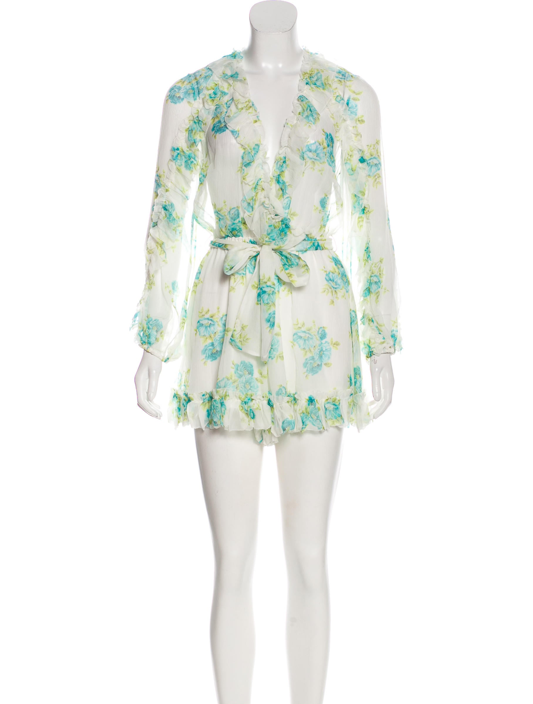 Zimmermann Silk Plunge Neckline Romper w/ Tags - Clothing -
WZI37302 | The RealReal