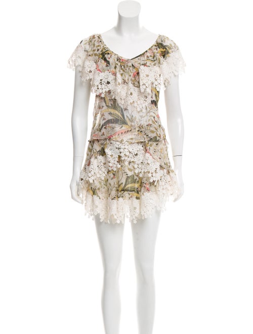 Zimmermann Floral Print Skirt Set