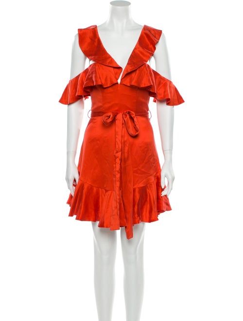 Zimmermann Silk Dress Orange